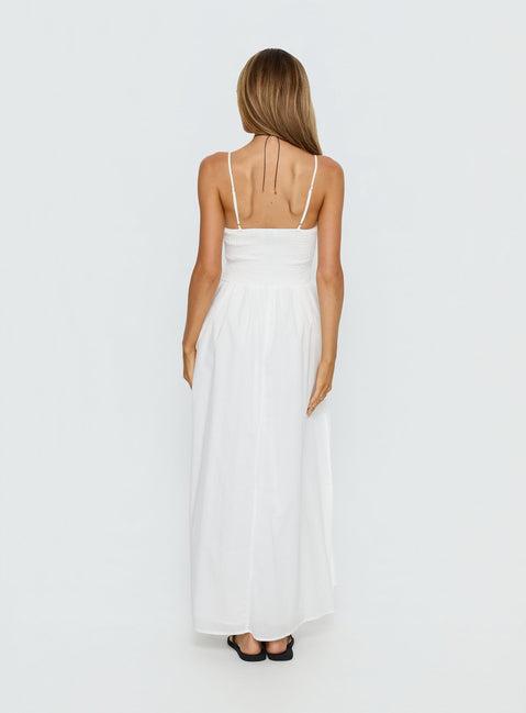 Carys Maxi Dress White Product Image