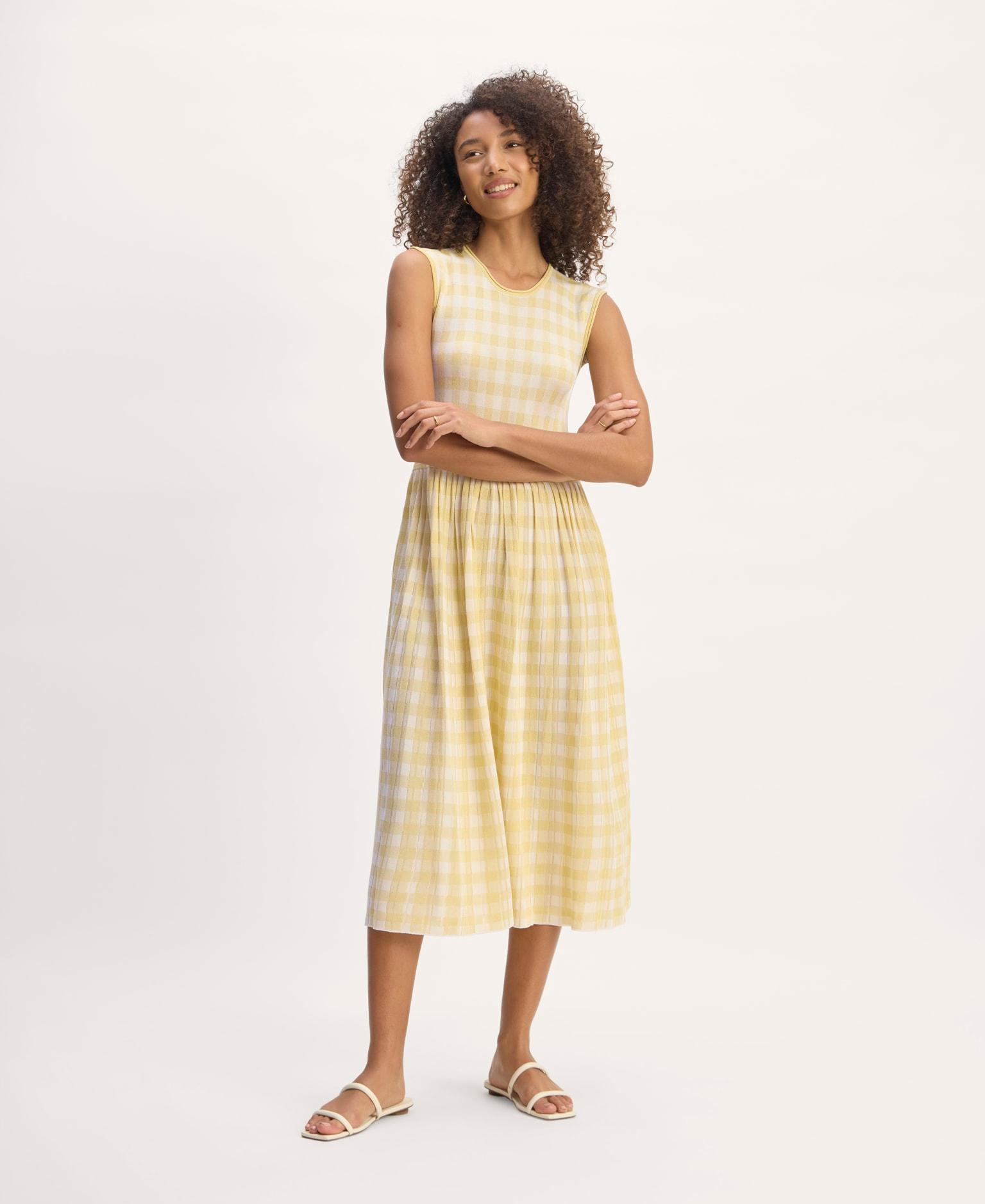 Womens Knit Pleated Dress by Everlane Product Image