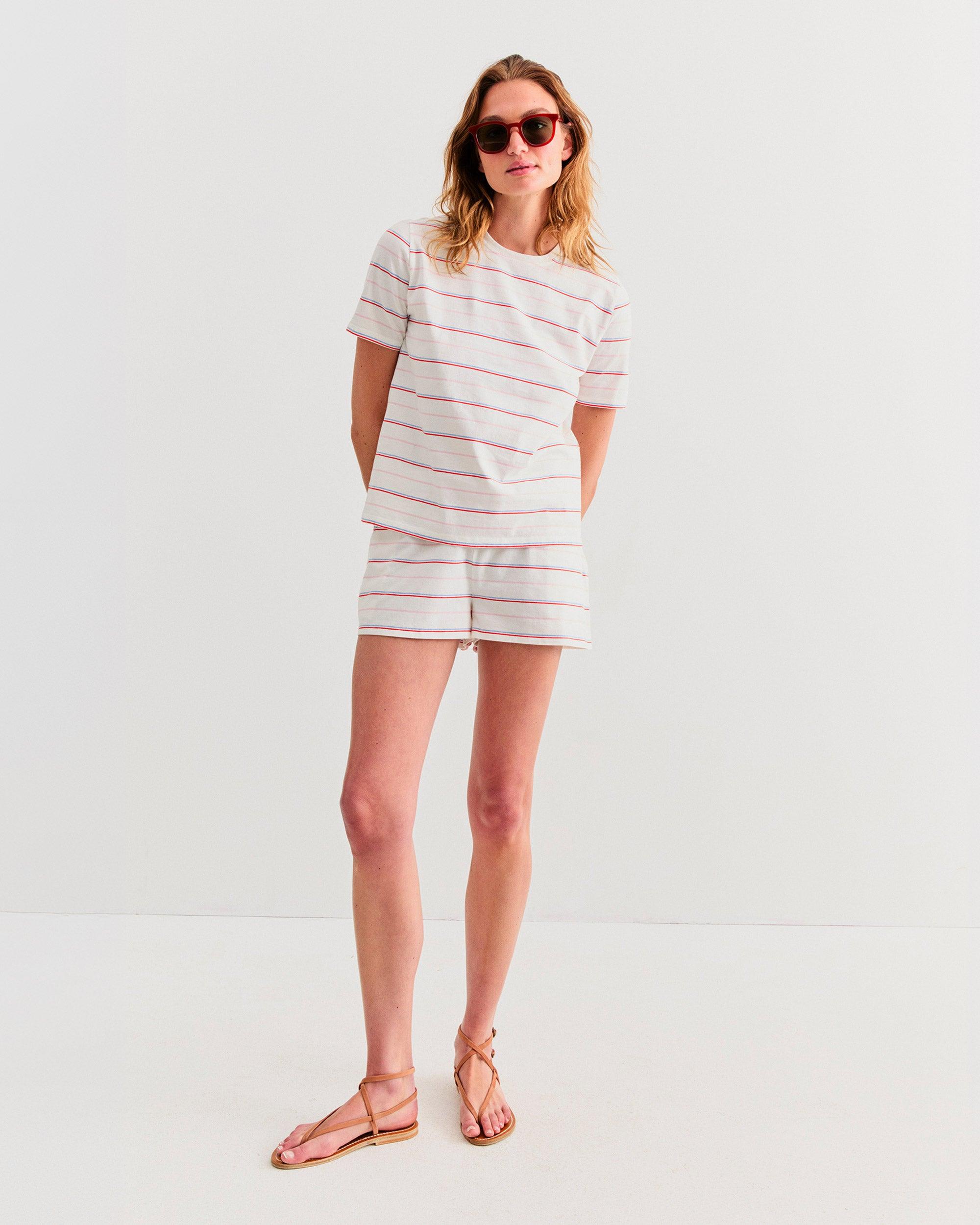 The Short - Cream Multistripe Female Product Image