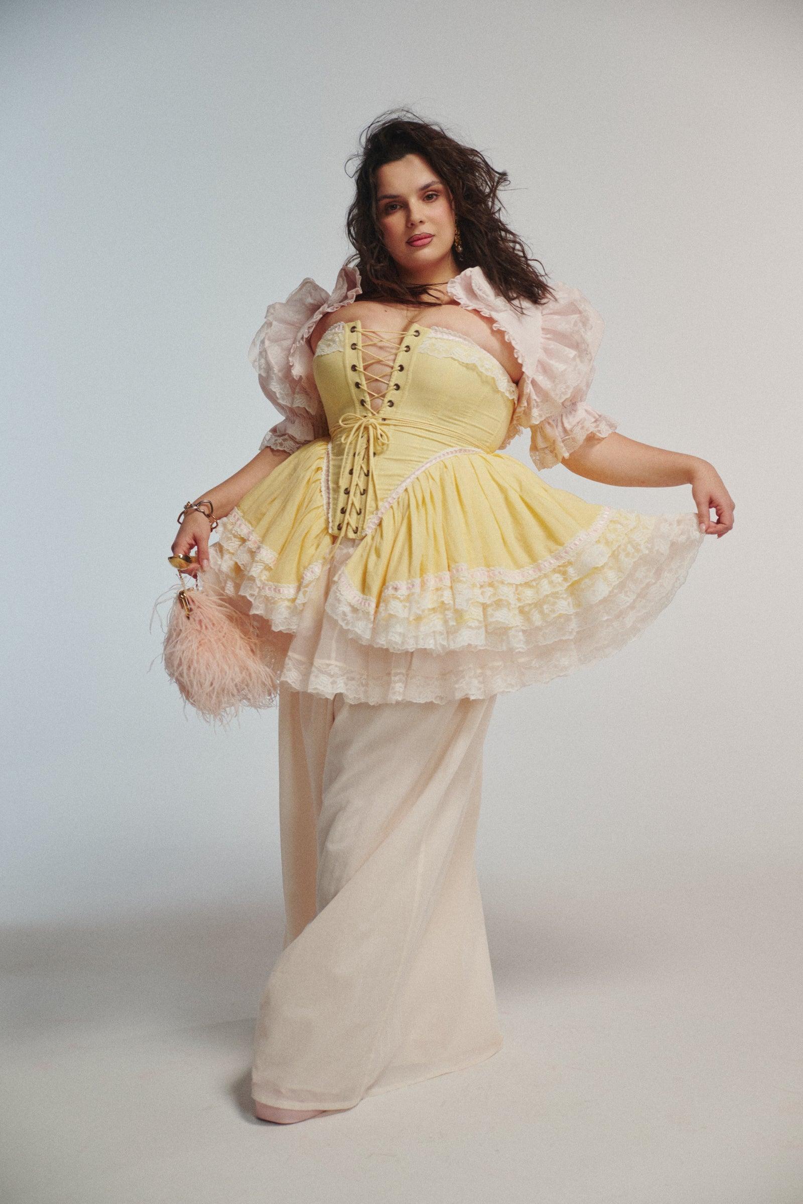 The Ghost Pink Palazzo Pants Product Image