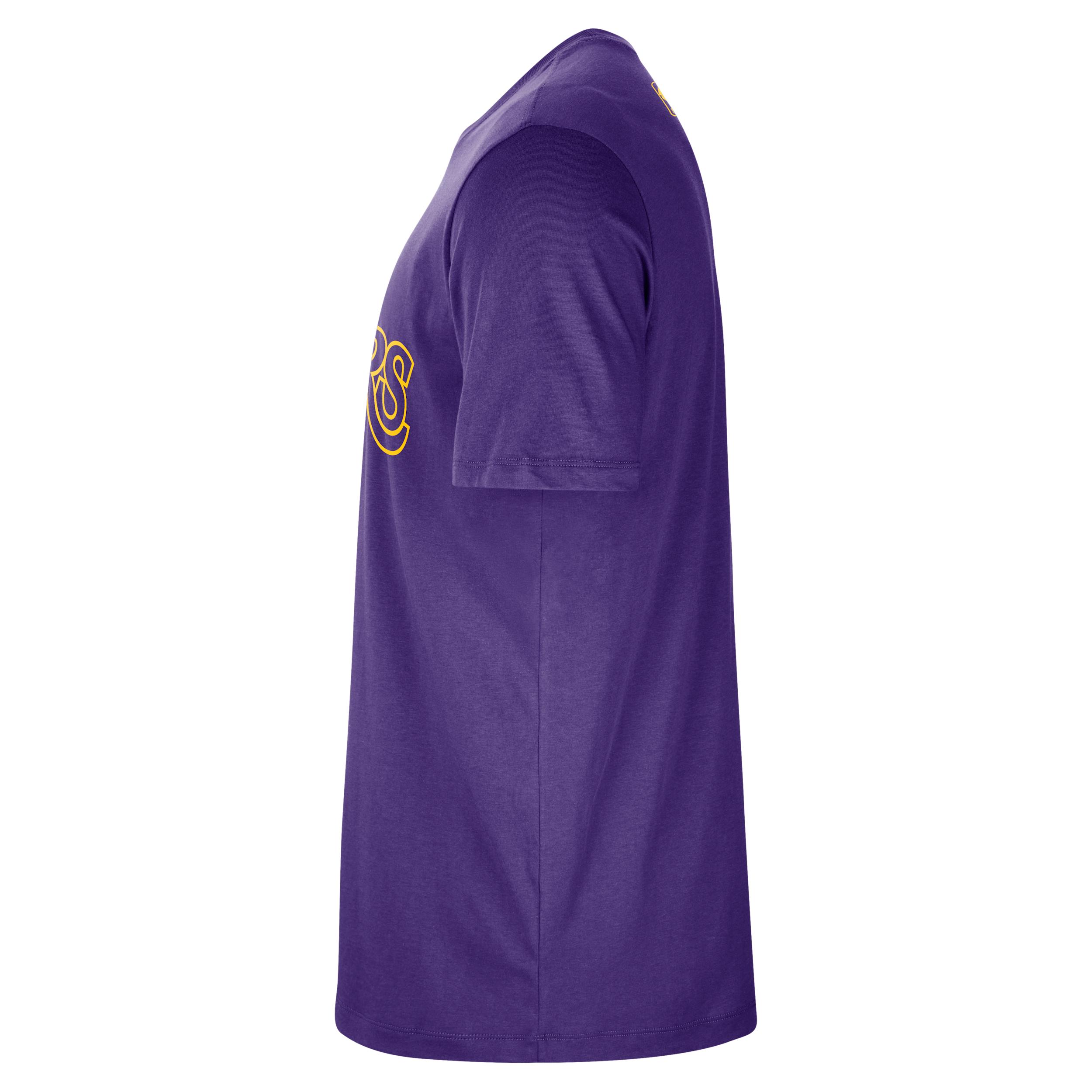 Los Angeles Lakers Essentials Nike Mens NBA T-Shirt | HQ9053-504 Product Image