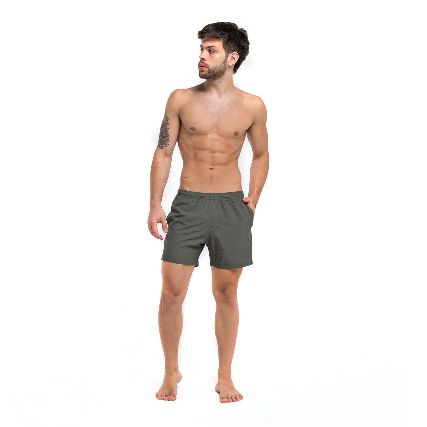 Bermies Green Pineapples Swim Trunks Male Product Image