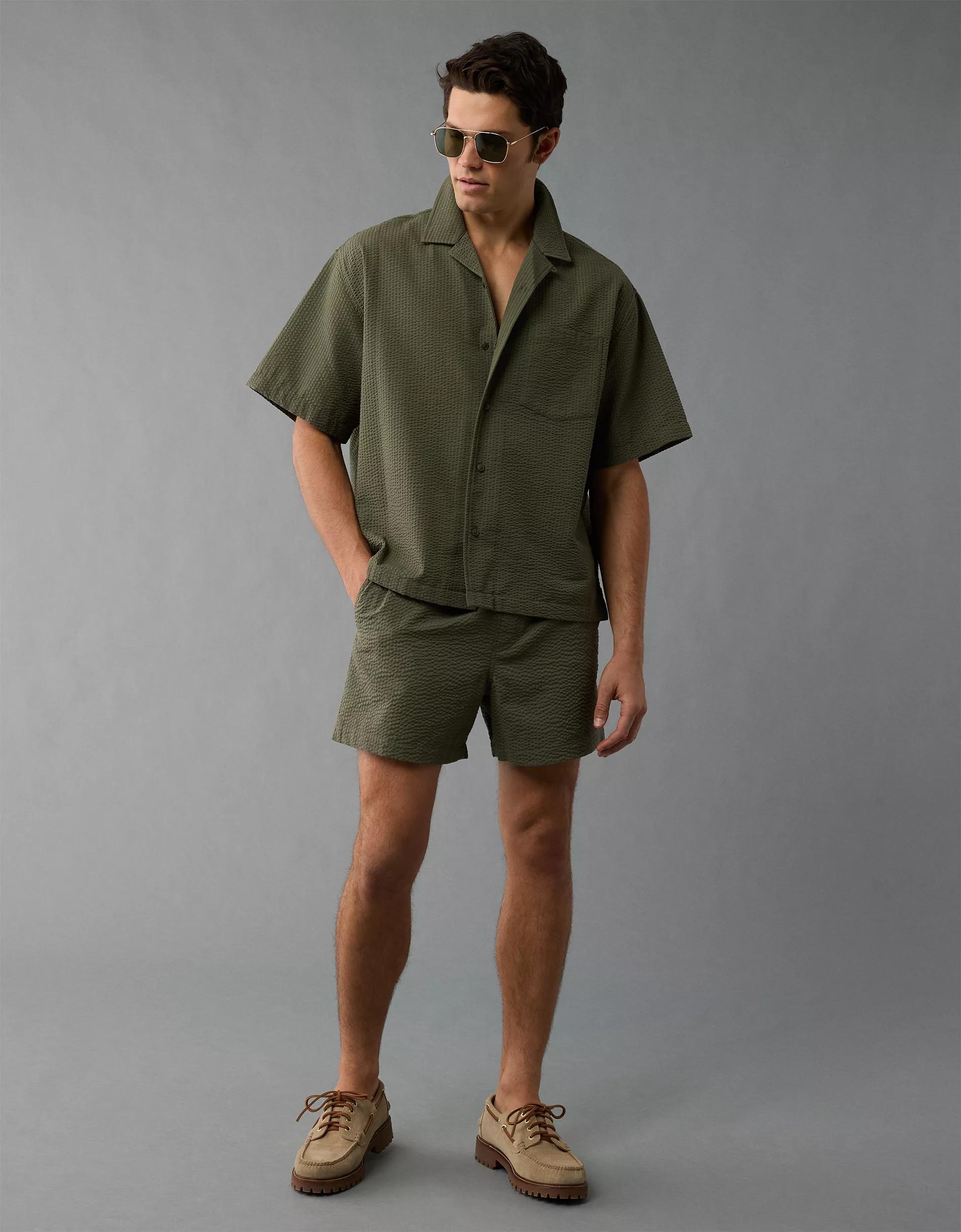 AE Poolside Button-Up Shirt Product Image