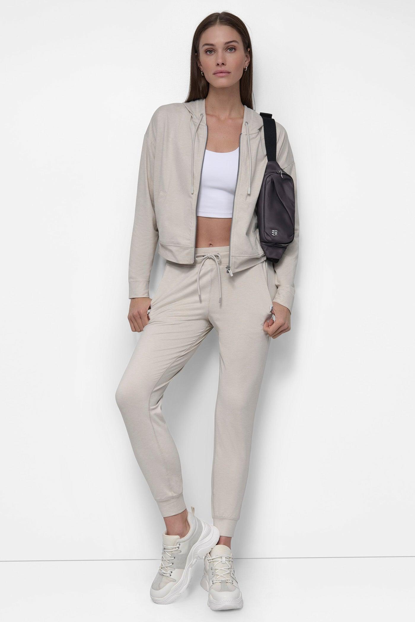 CROPPED SPACE-DYED HOODIE Product Image