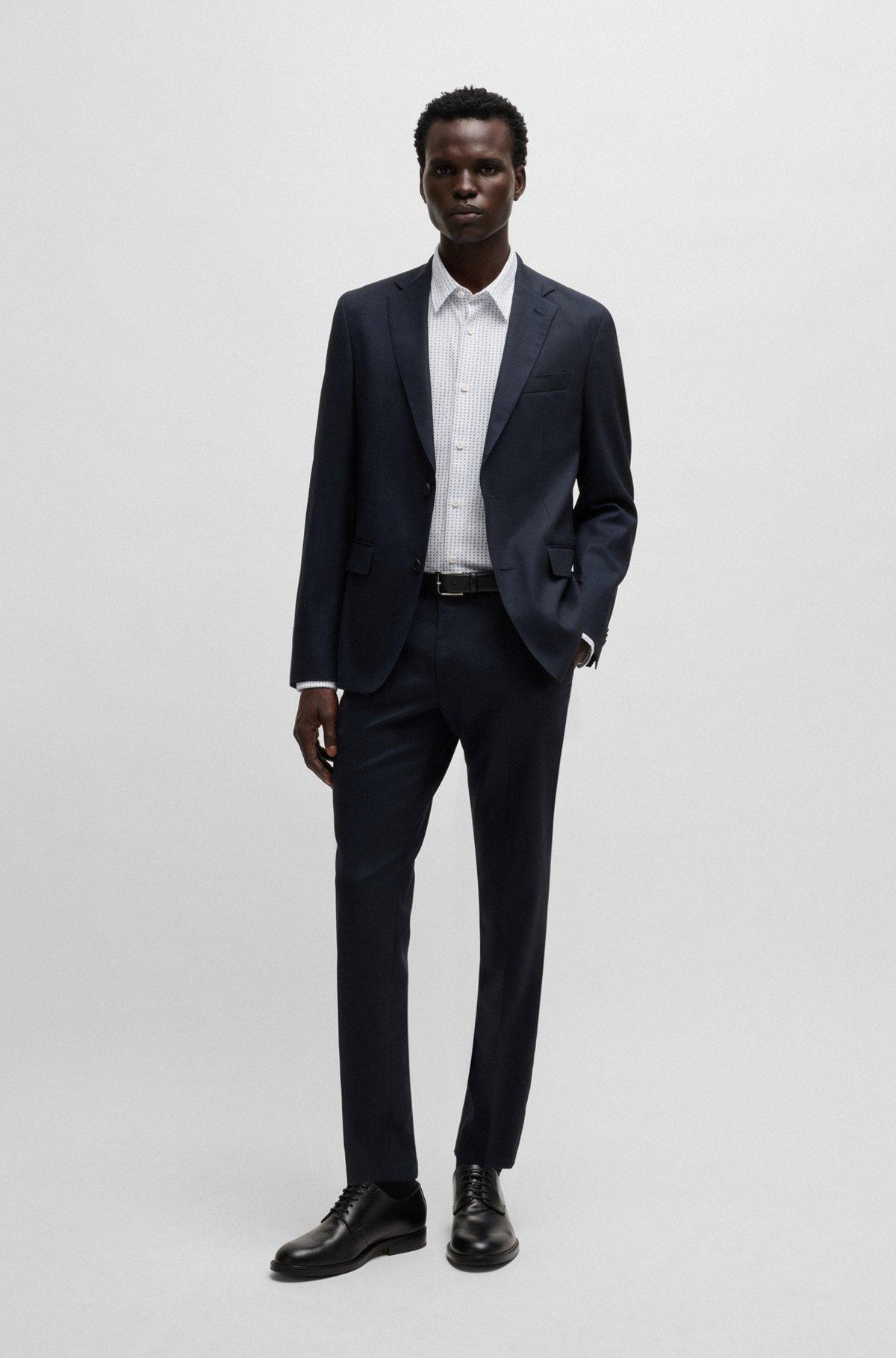 Slim-fit shirt in printed jersey Product Image