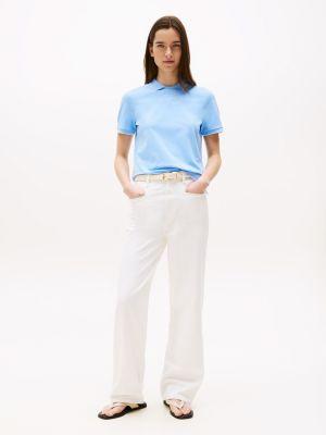 Regular Fit Stretch Crewneck Polo Product Image