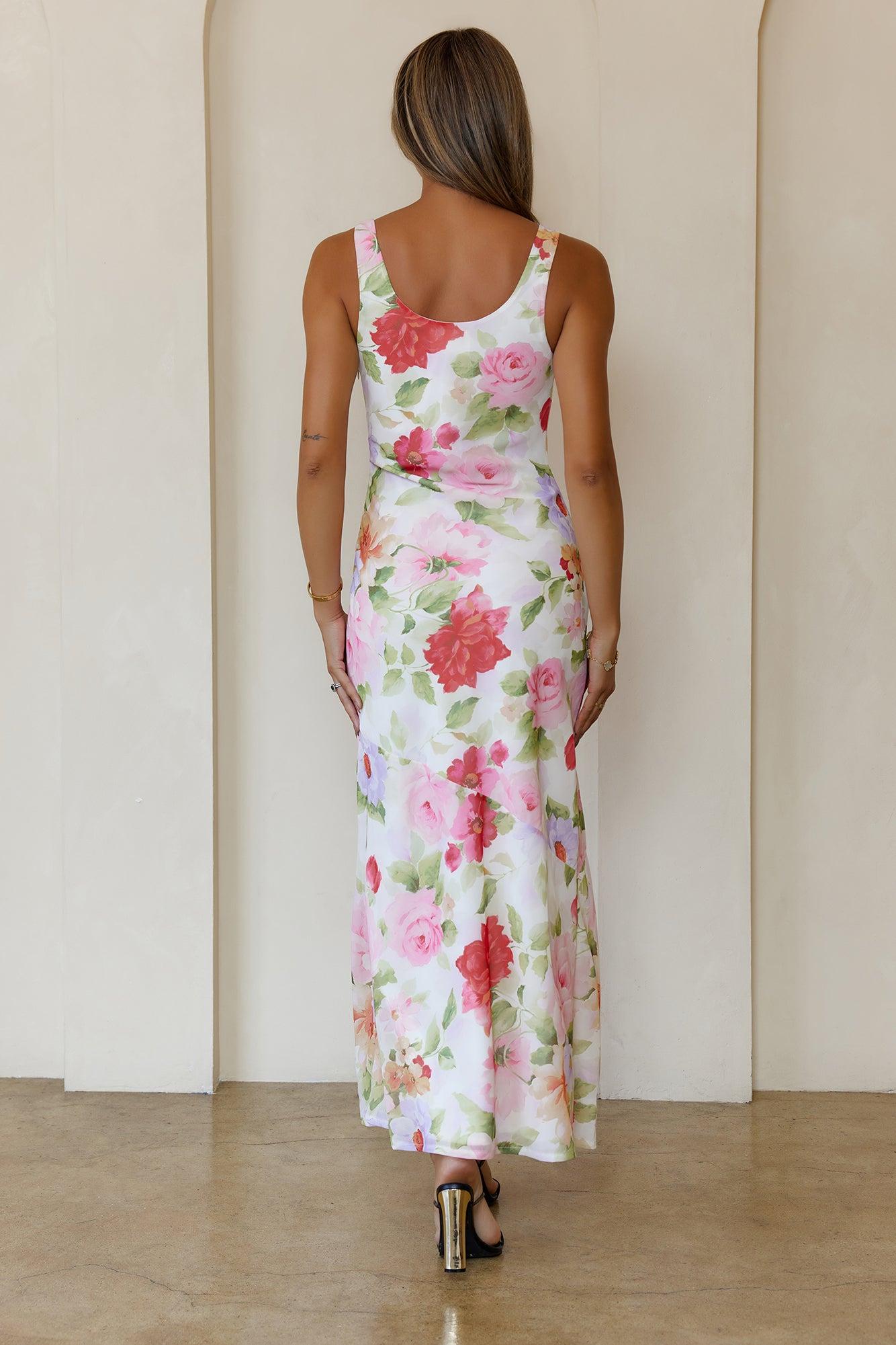Lush Floral Dream Maxi Dress Floral Product Image