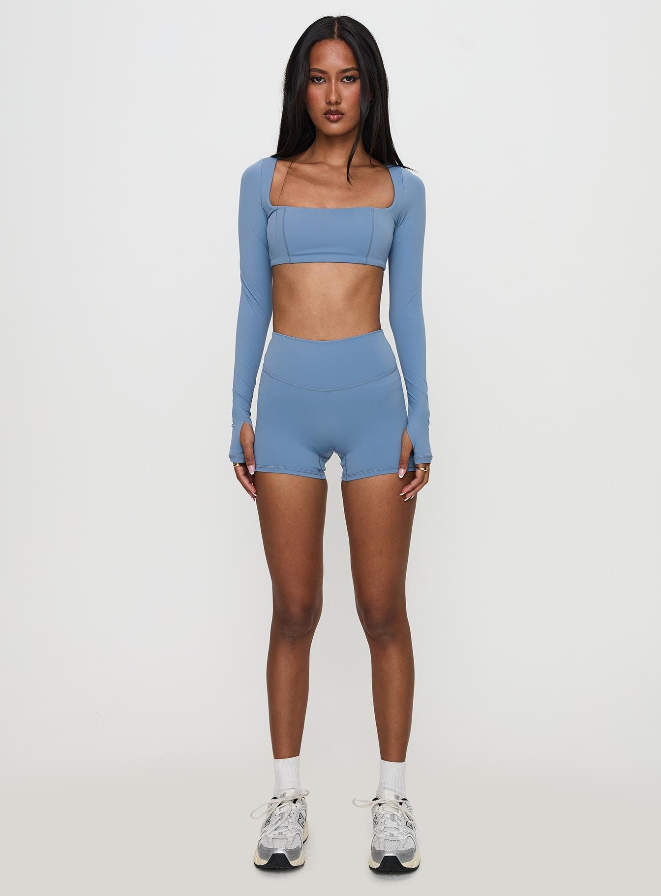 Touchdown Active Contour Short Blue Product Image