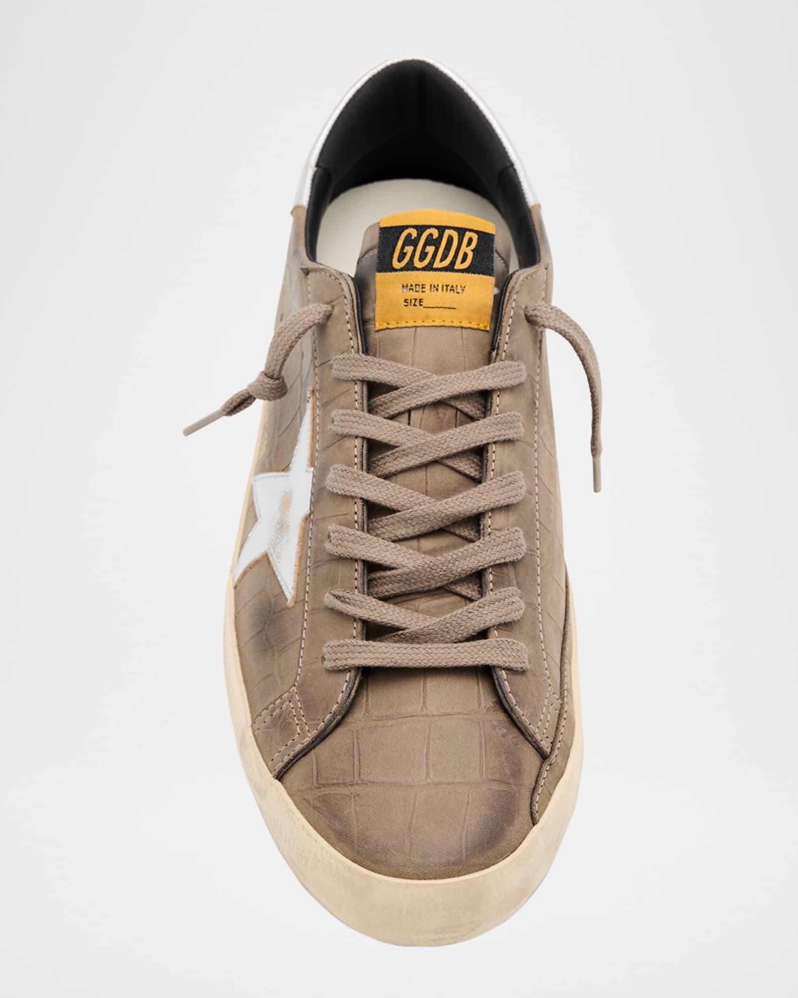 Men's Super-Star Croc-Printed Nubuck Leather Sneakers, Exclusive Product Image