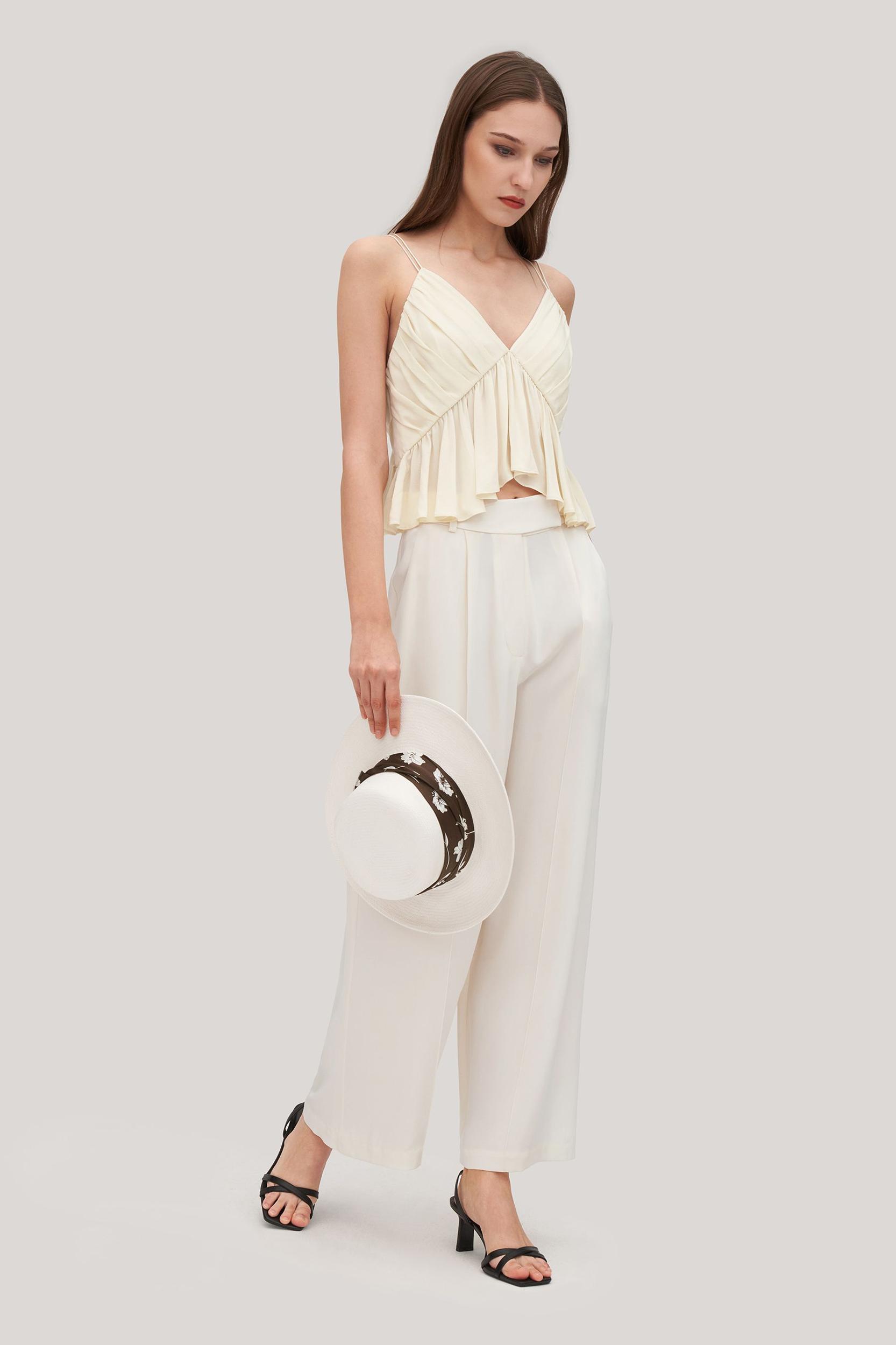 Heavy Crepe Silk Iris Pant Product Image