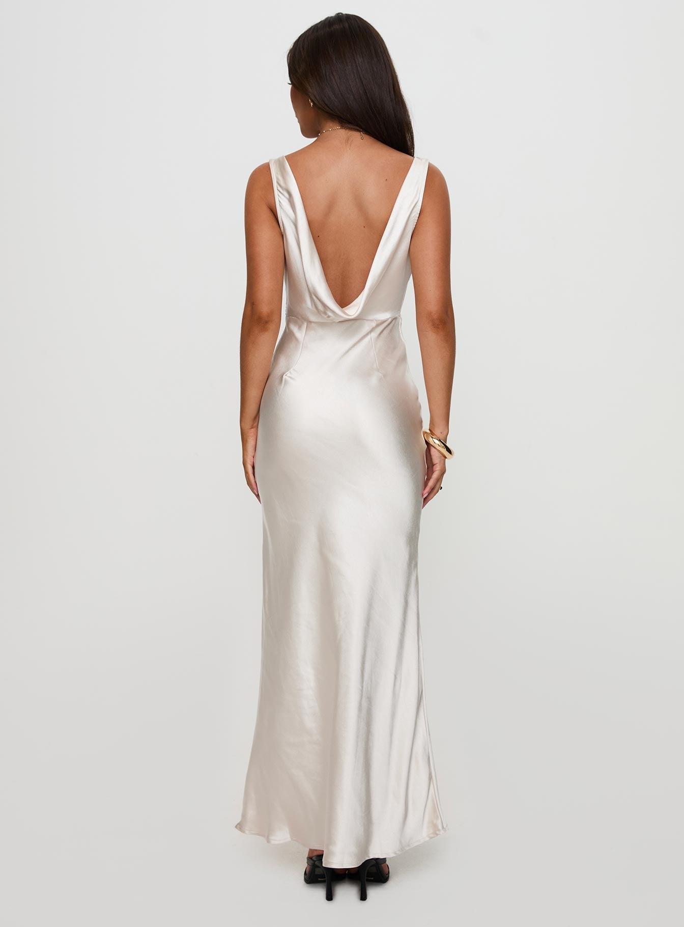 Allegra Maxi Dress Champagne Product Image