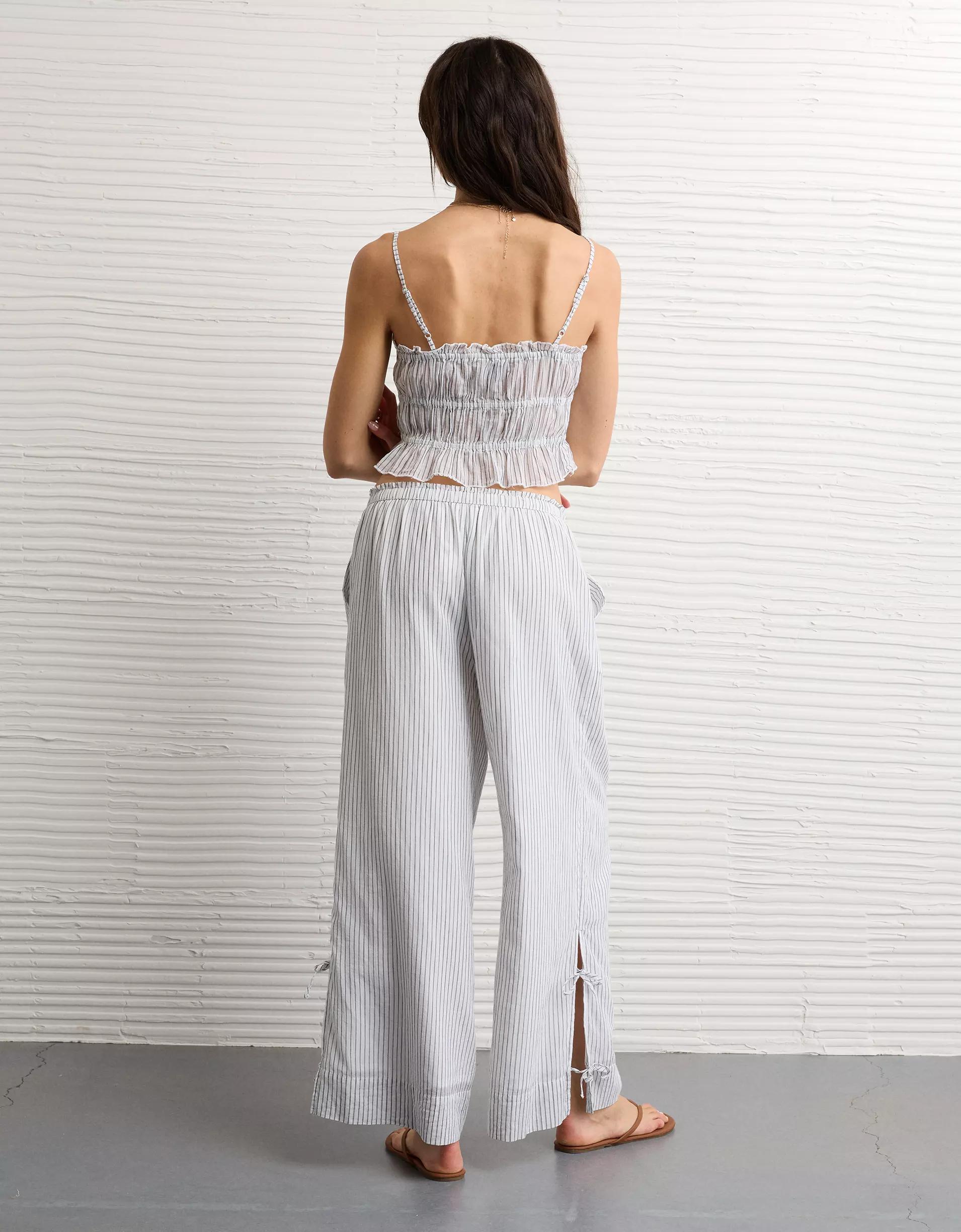 AE Stretch High-Waisted Tie Side Pull-On Pant Product Image