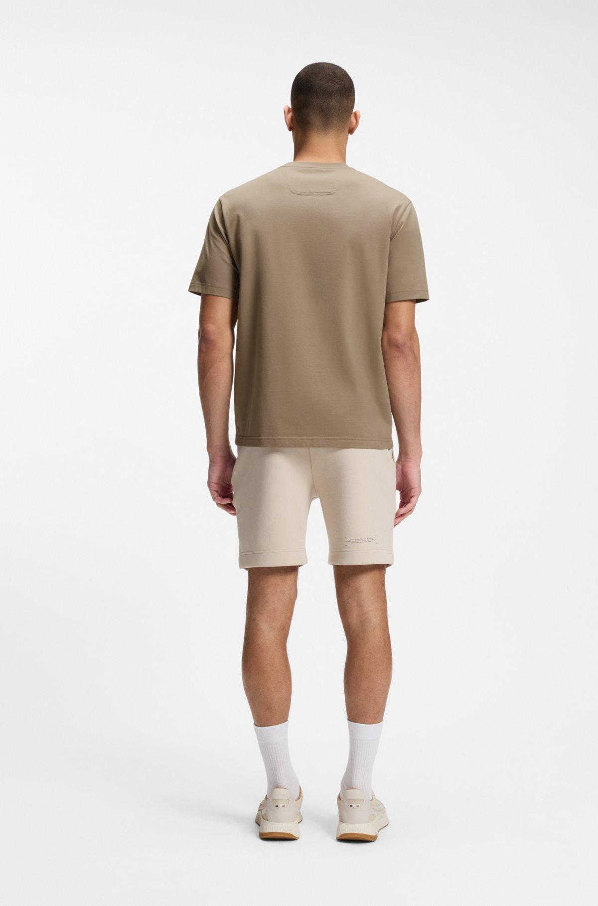 Logo-artwork T-shirt in stretch cotton Product Image
