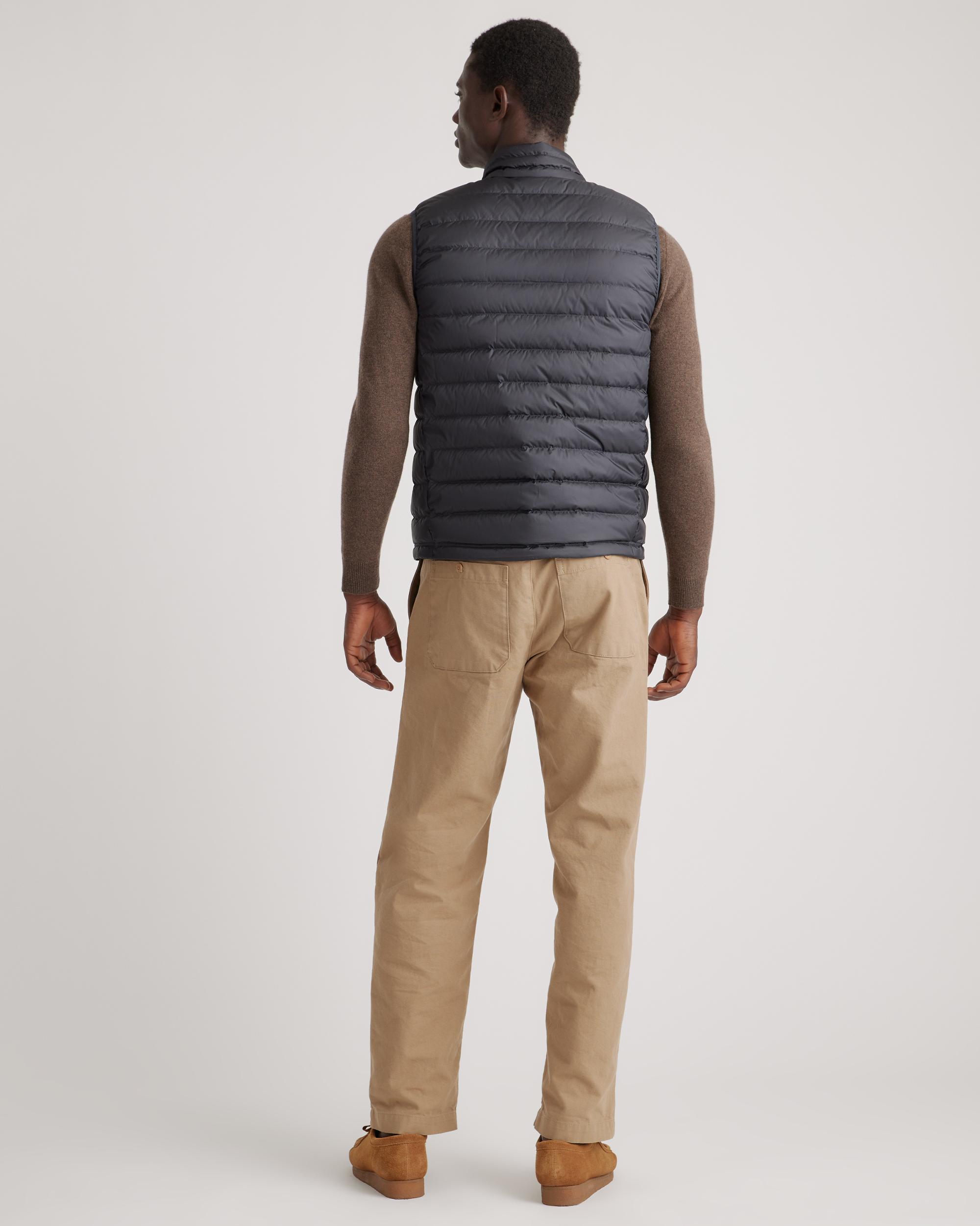 Quince | Men's Lightweight Down Packable Puffer Vest Recycled Polyester Product Image