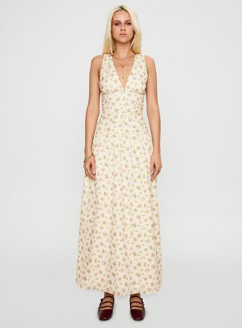 Esthie Maxi Dress Multi Floral Product Image