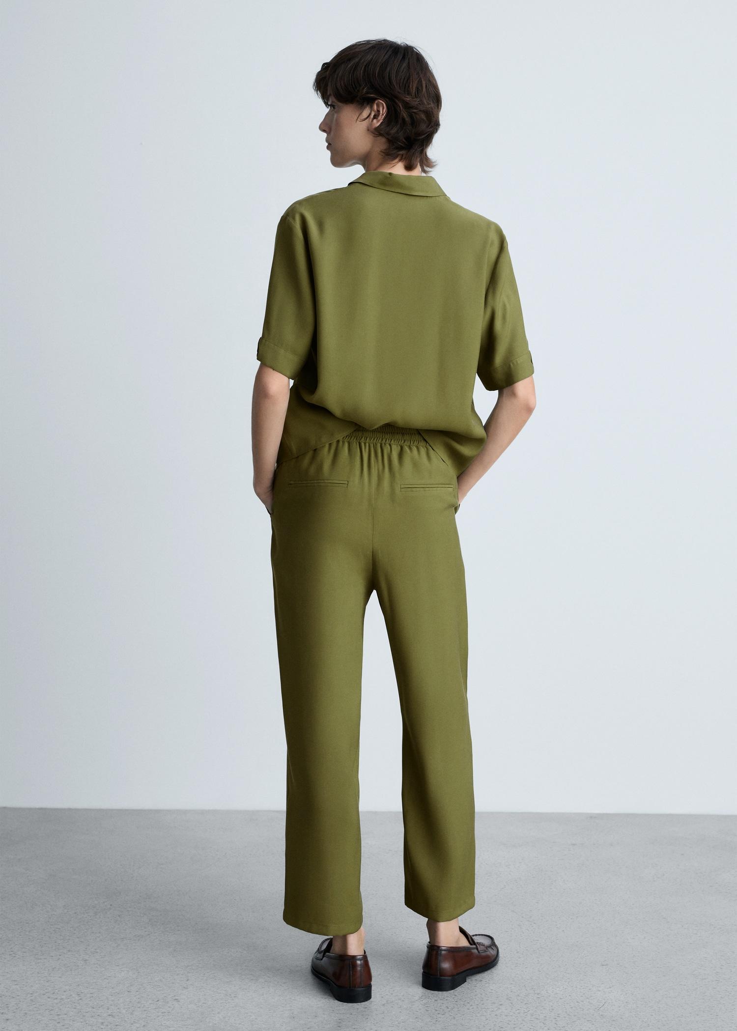 Straight suit trousers - Women | MANGO USA Product Image