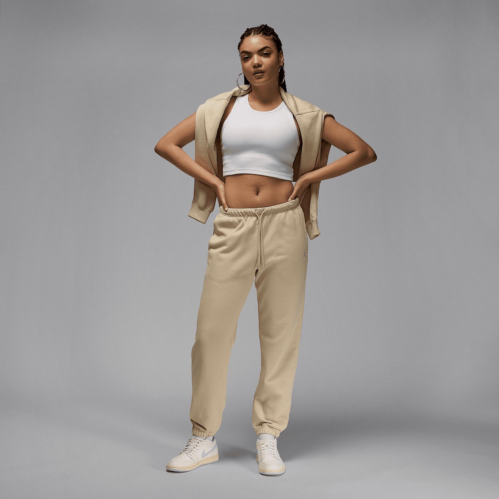 Womens Jordan Brooklyn Fleece French Terry Pants | HJ1359-206 Product Image