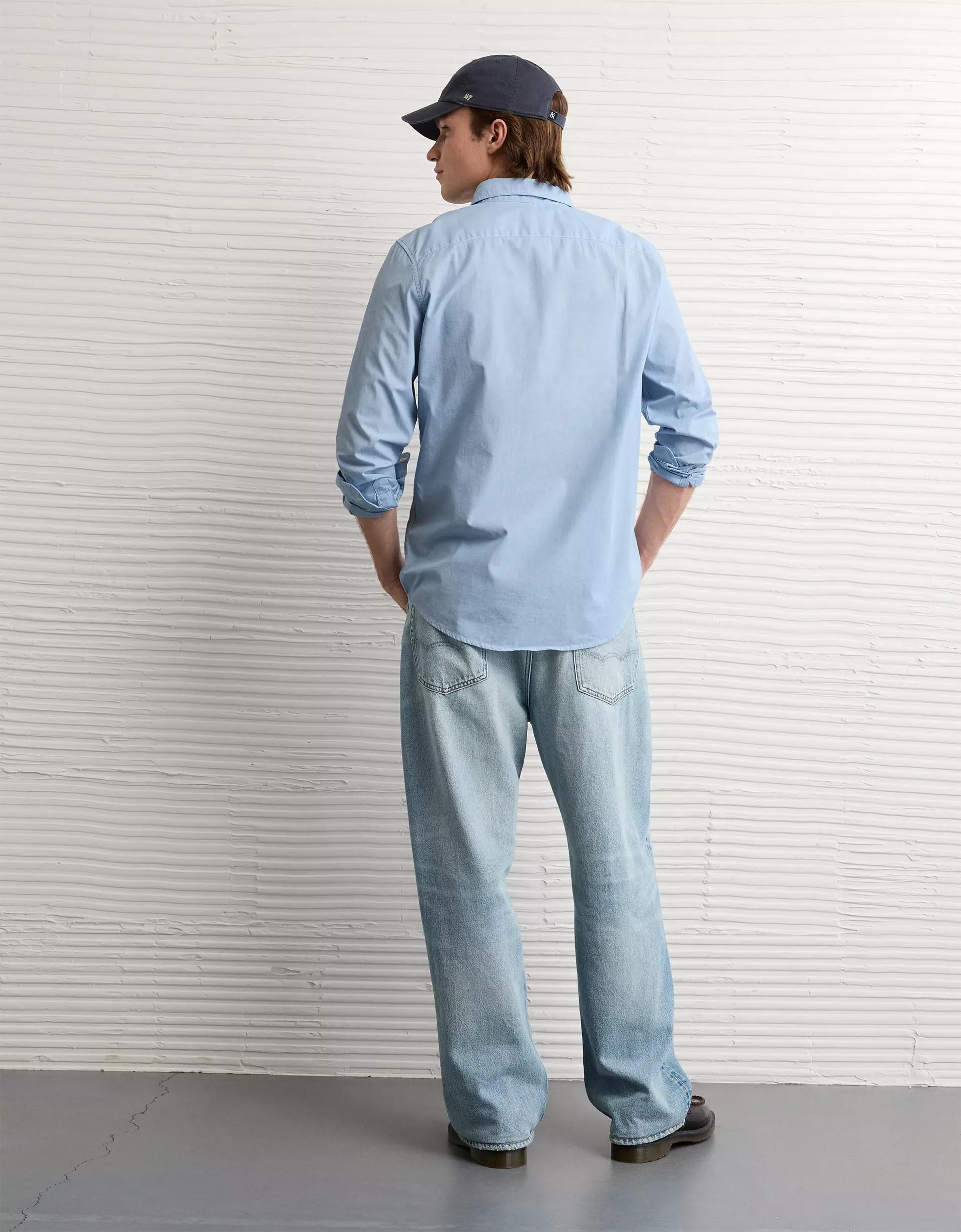 AE Everyday Slim Fit Poplin Button-Up Shirt Men's Product Image