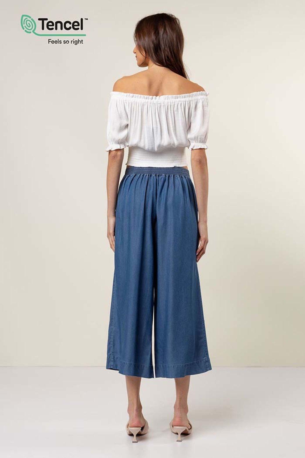 Tencel Culotte Pants Product Image