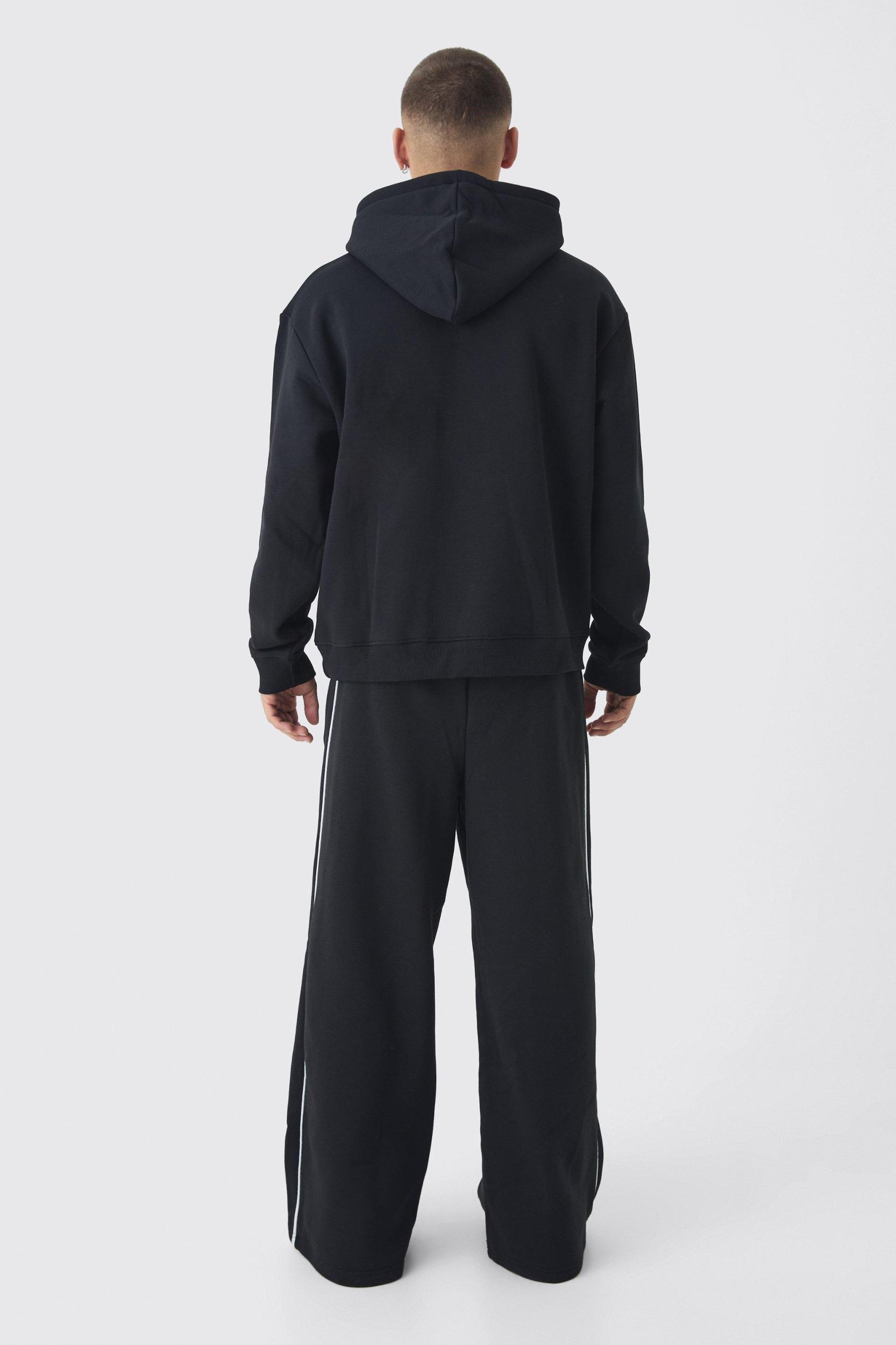 Oversized Man Spray Wash Hoodie | boohooMAN USA Product Image