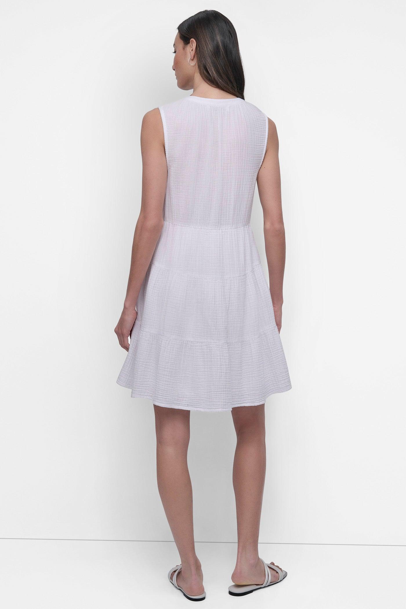 DOUBLE CREPE GAUZE DRESS Product Image