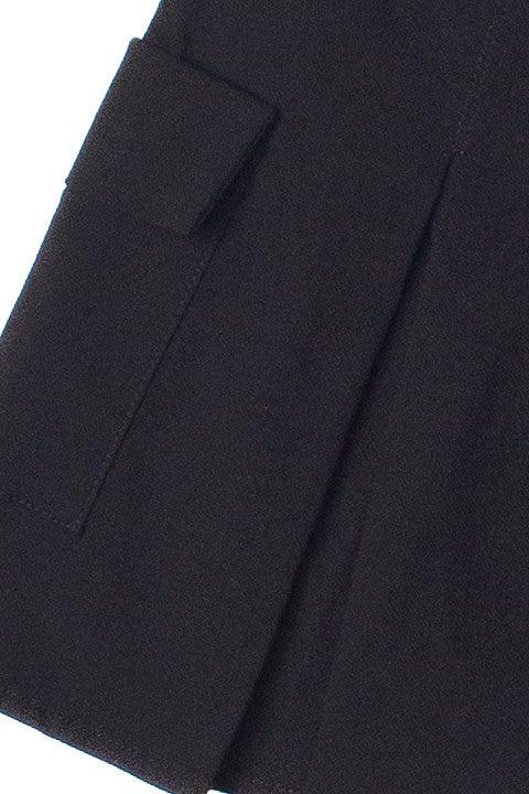 Black Pleated Cargo Skort Product Image