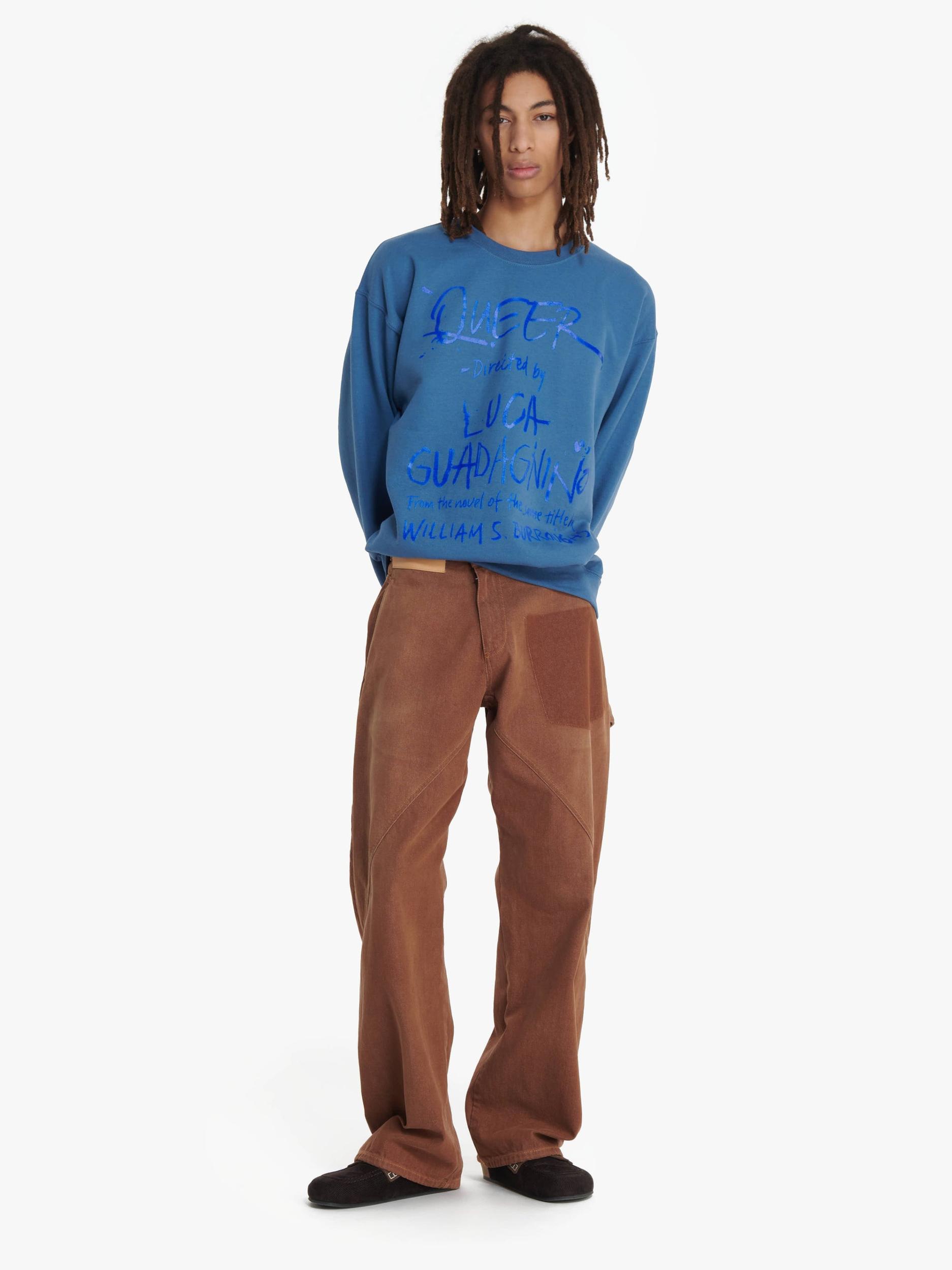 JW ANDERSON X QUEER SWEATSHIRT WITH TEXT PRINT Product Image