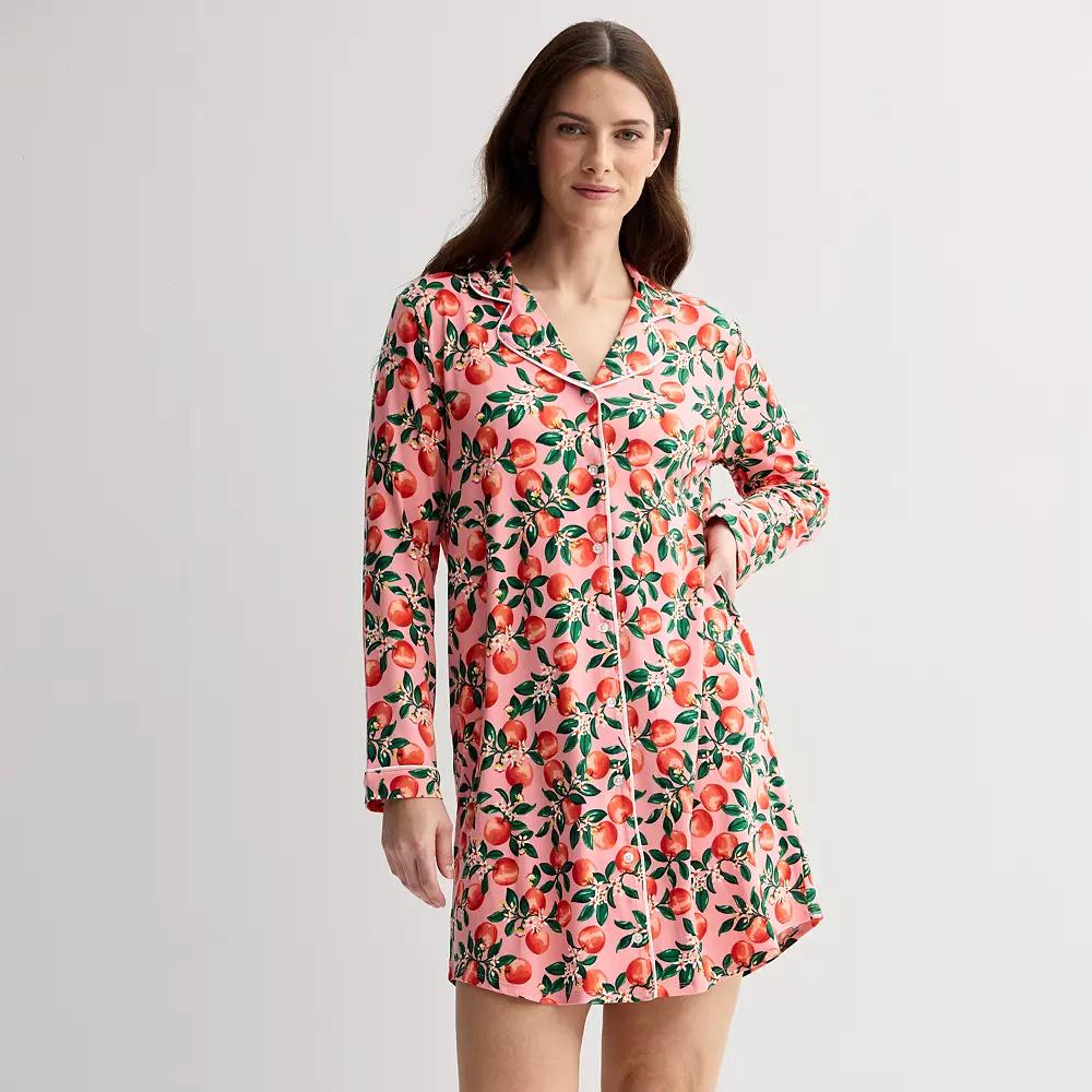 Women's Draper James Cozy Pajama Sleepshirt,  Product Image