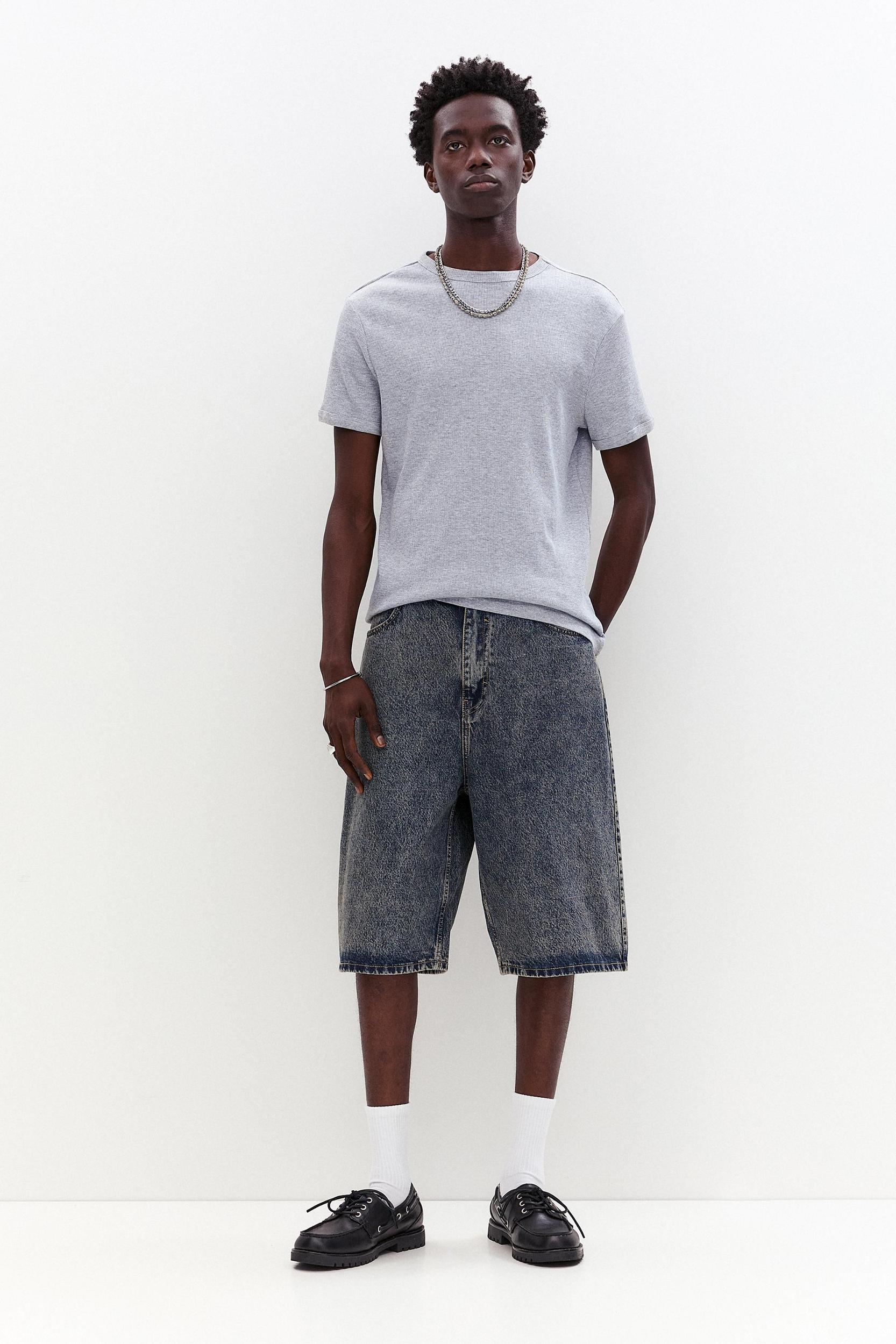 Ribbed short sleeve T-shirt Product Image