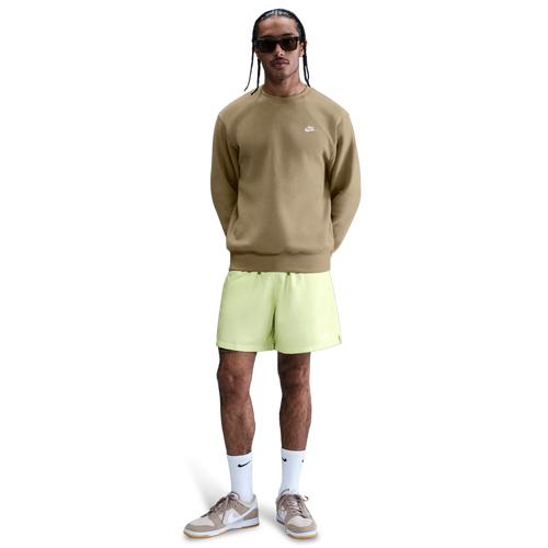 Nike Mens Nike Club Crew - Mens Parachute Beige/White Product Image