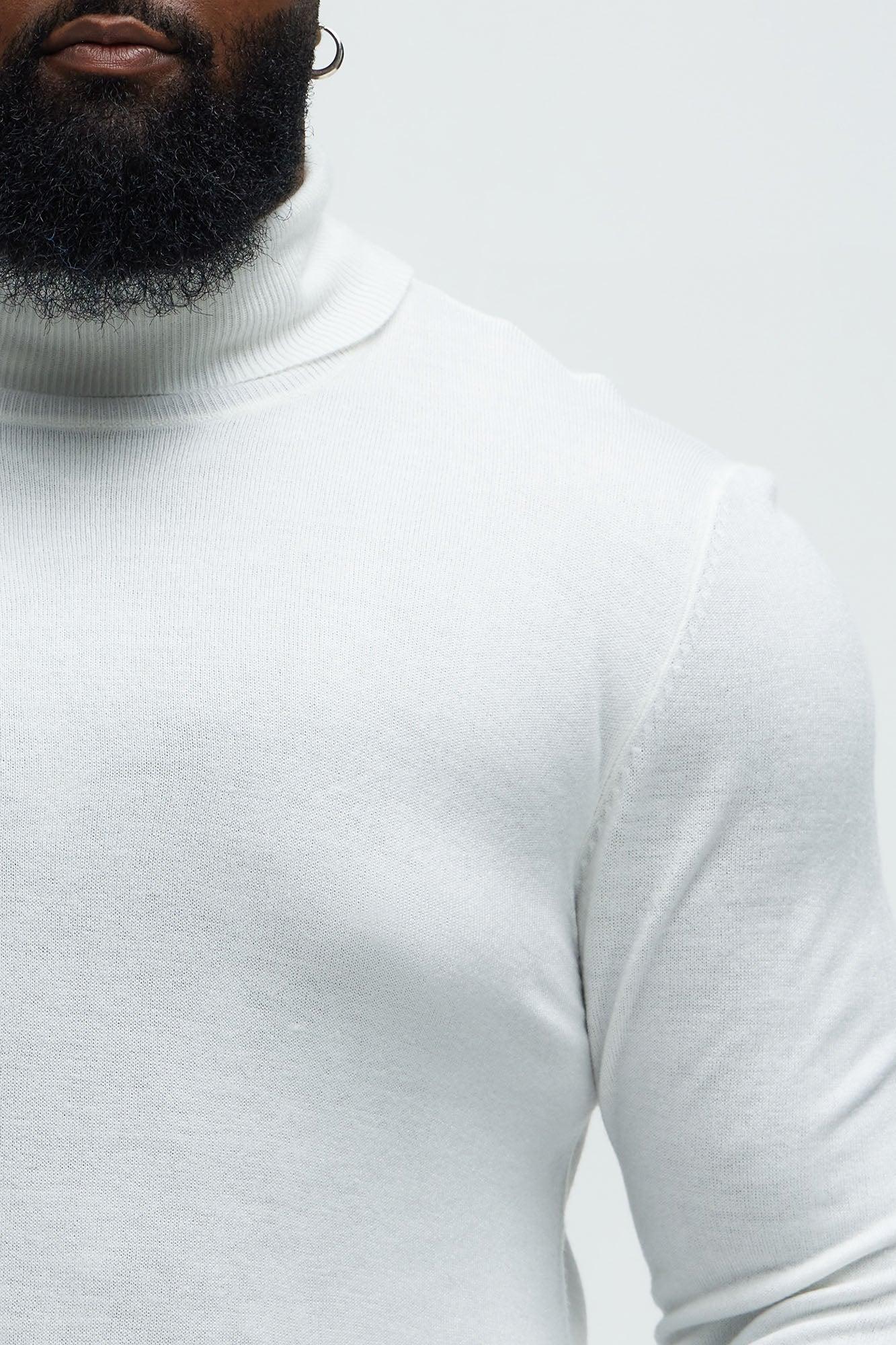 DeAngelo Turtleneck Sweater - Off White Male Product Image