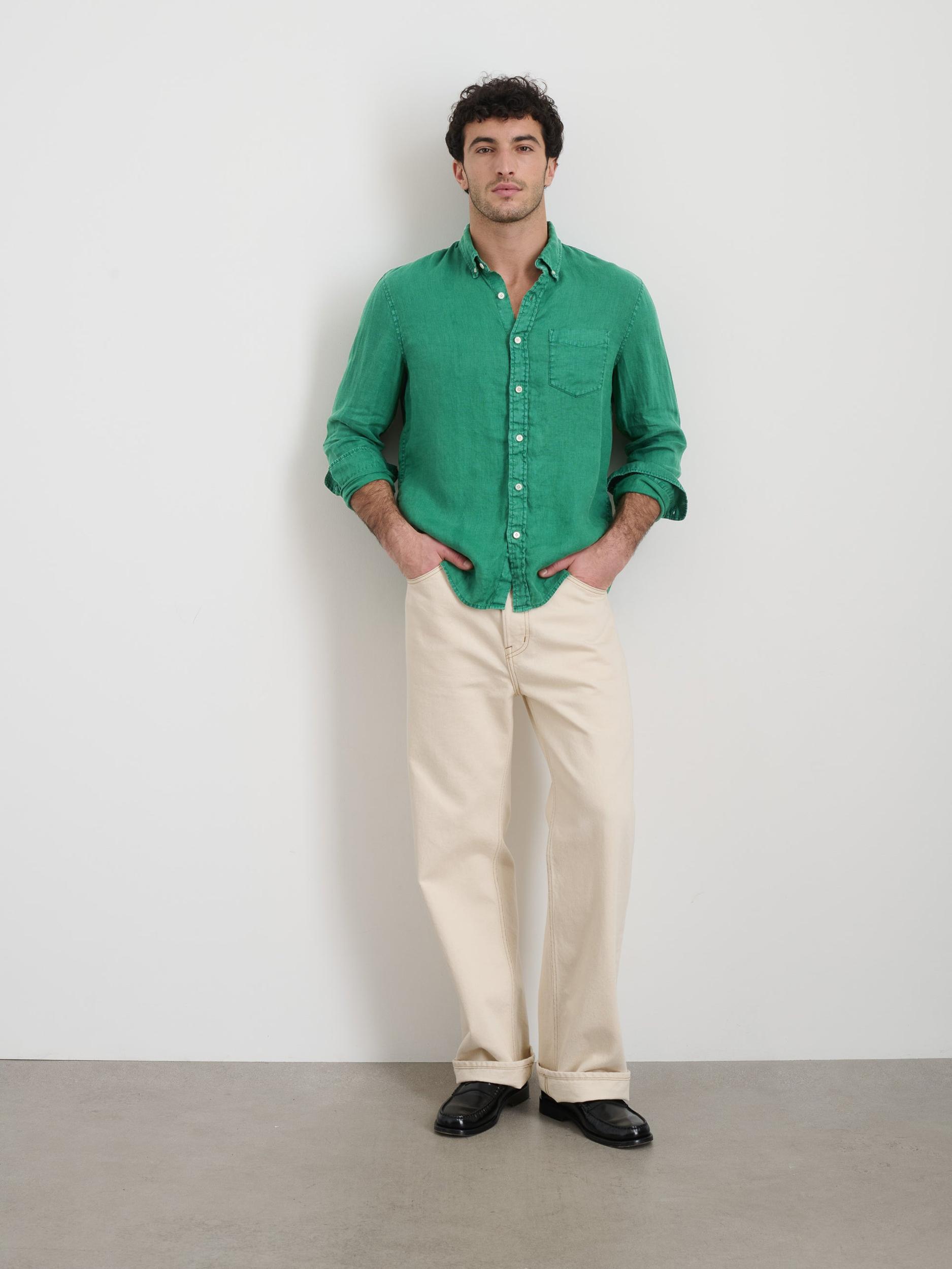 Mill Shirt in Linen Product Image