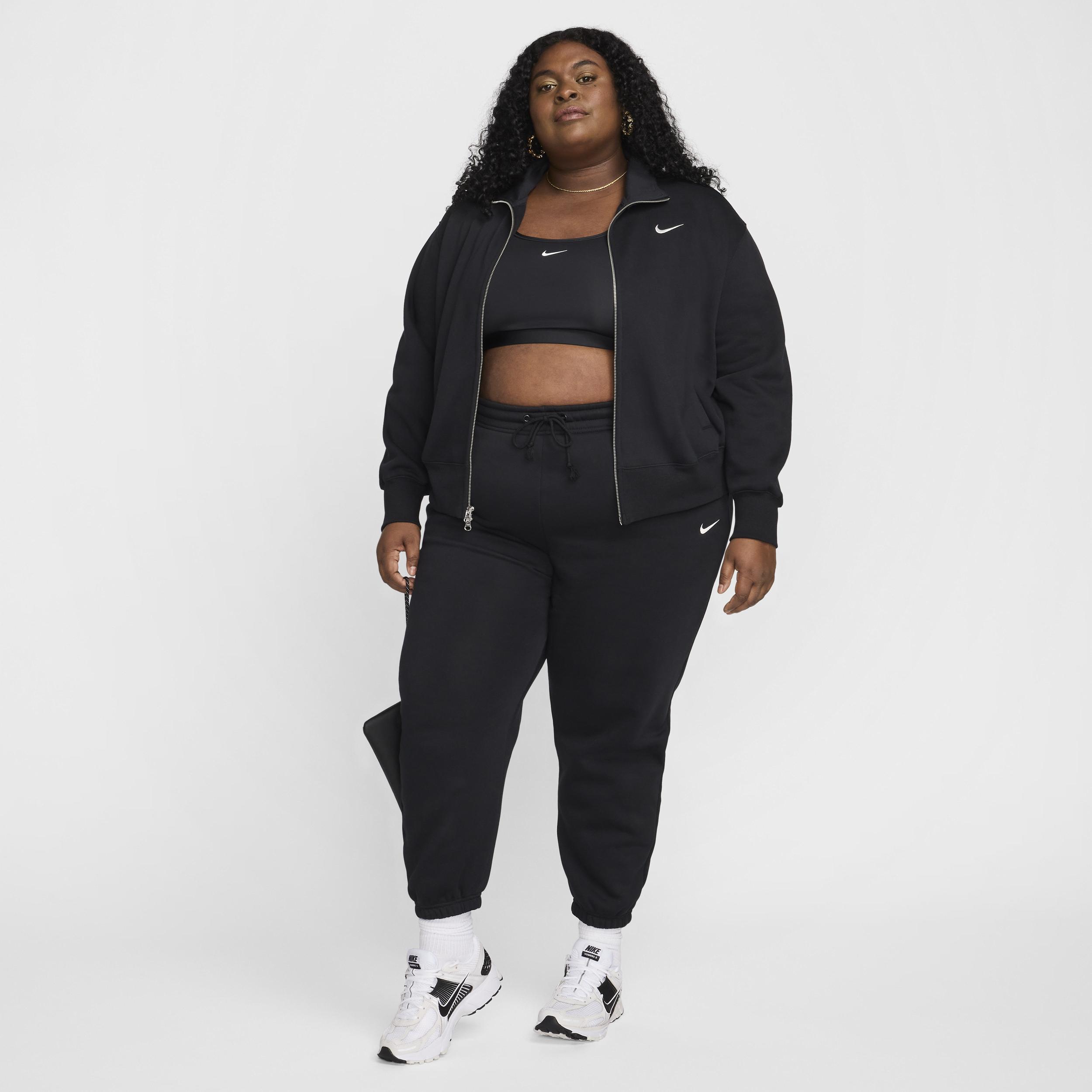 Womens Nike Sportswear Phoenix Fleece High-Waisted Oversized Sweatpants (Plus Size) | FZ5998-010 Product Image