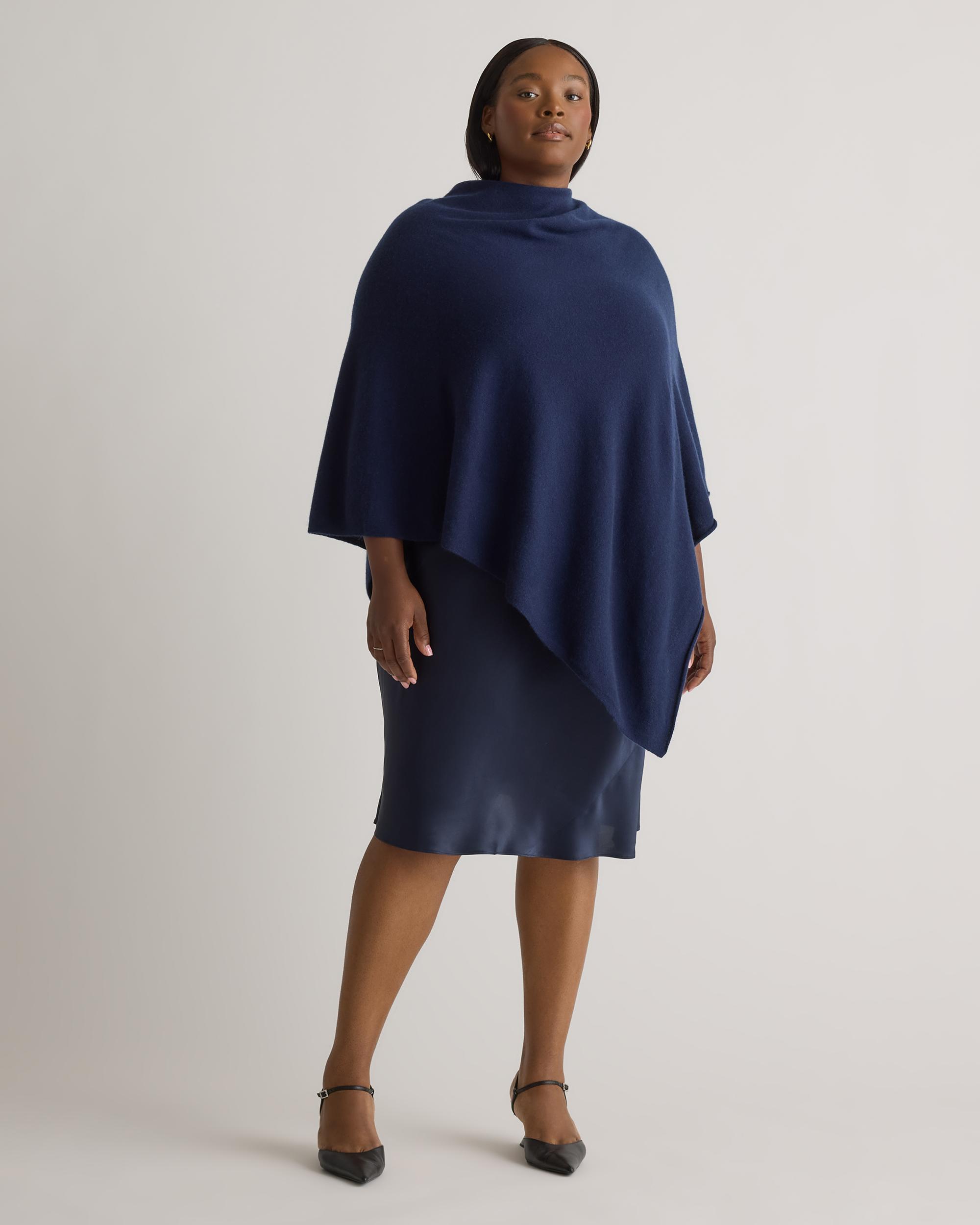 Quince | Women's Mongolian Cashmere Poncho Product Image