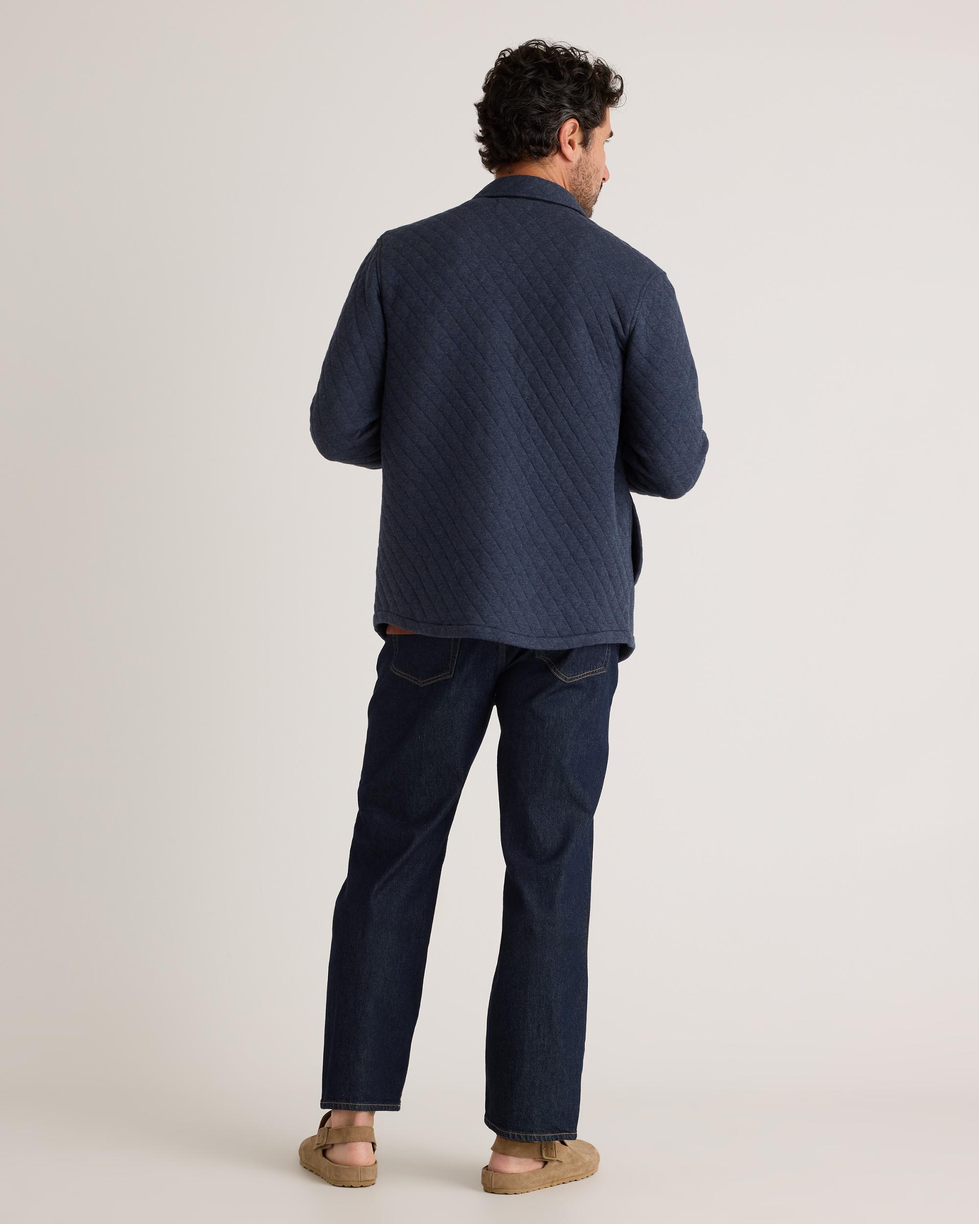 Quince | Men's Quilted CPO Overshirt Organic Cotton Product Image