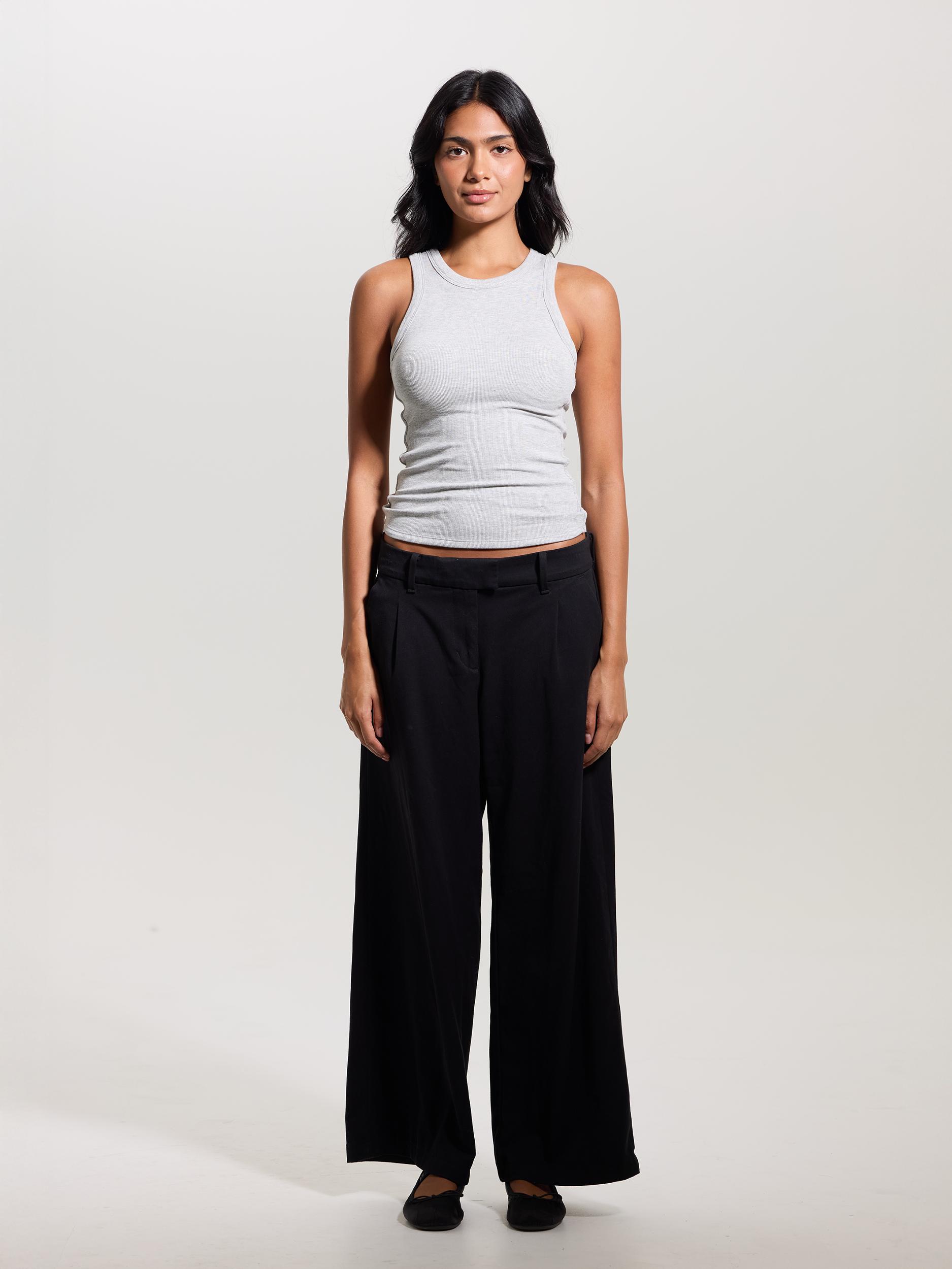 Chunky Binding Ribbed High Neck Brami (Full Length) Product Image