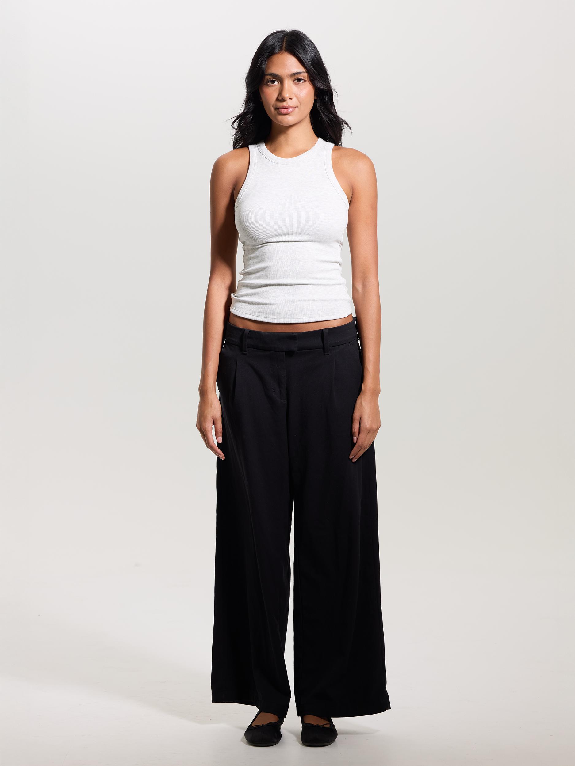 Chunky Binding Ribbed High Neck Brami (Full Length) Product Image