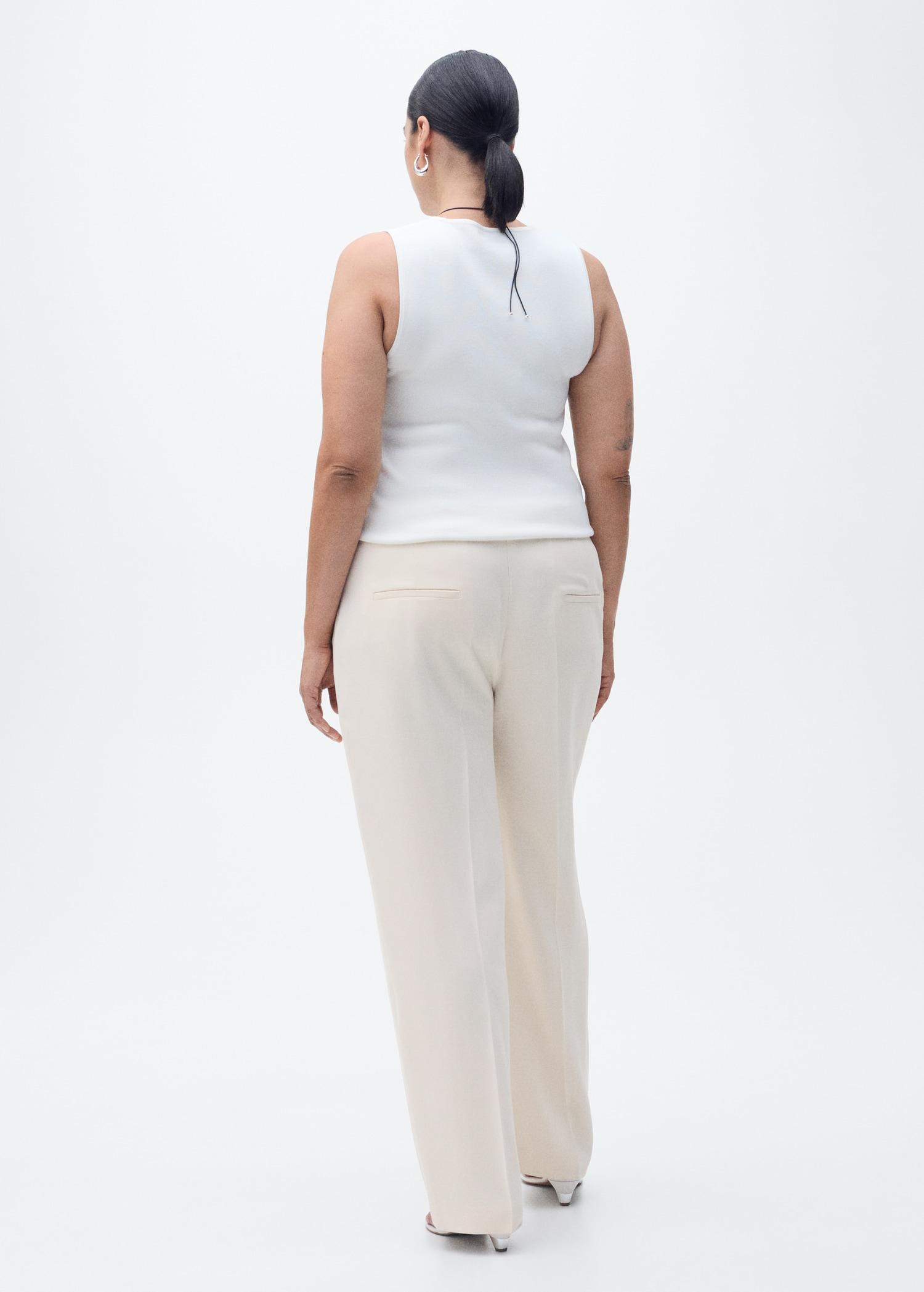 Straight suit trousers - Women | MANGO USA Product Image