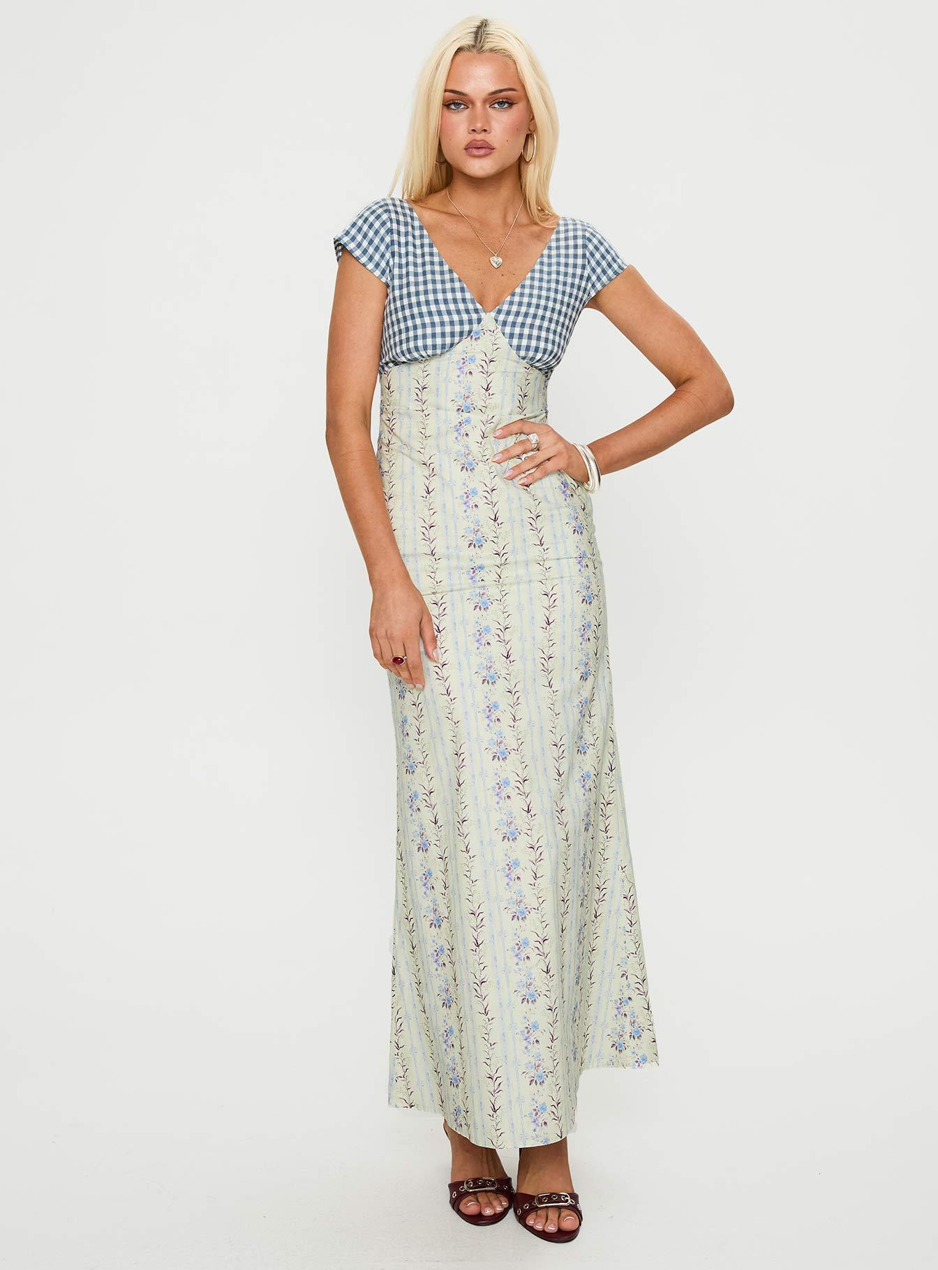 Saije Maxi Dress Multi Floral Product Image