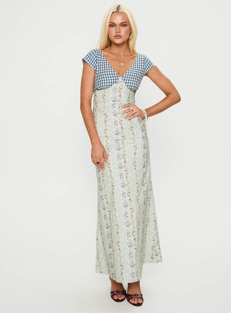 Saije Maxi Dress Multi Floral Product Image