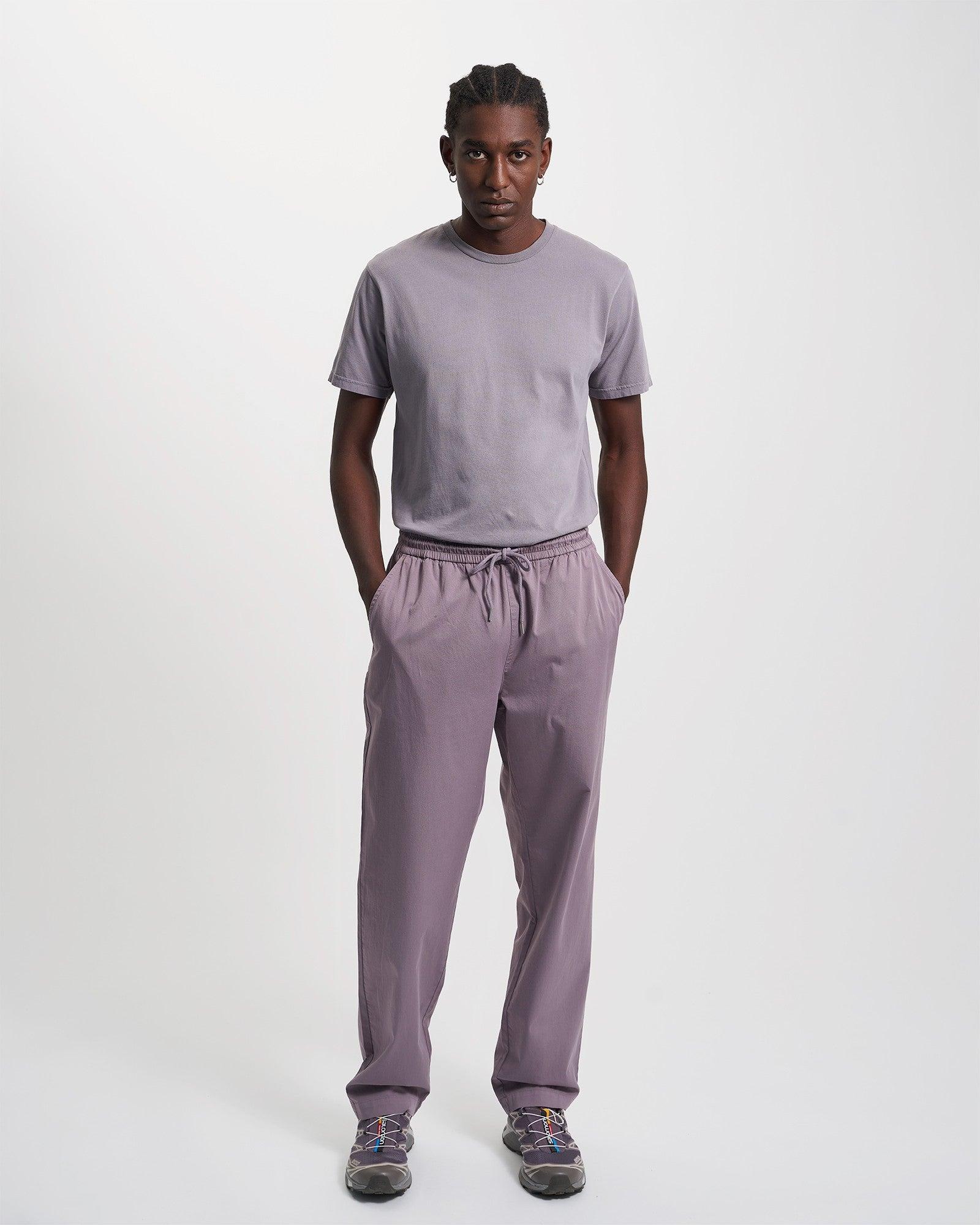 Organic Twill Pants - Steel Blue Product Image