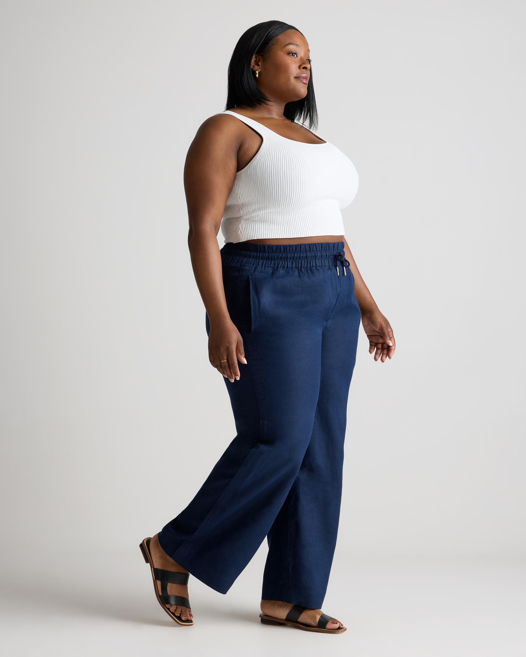 Quince | Women's 100% European Linen Wide Leg Pants Product Image