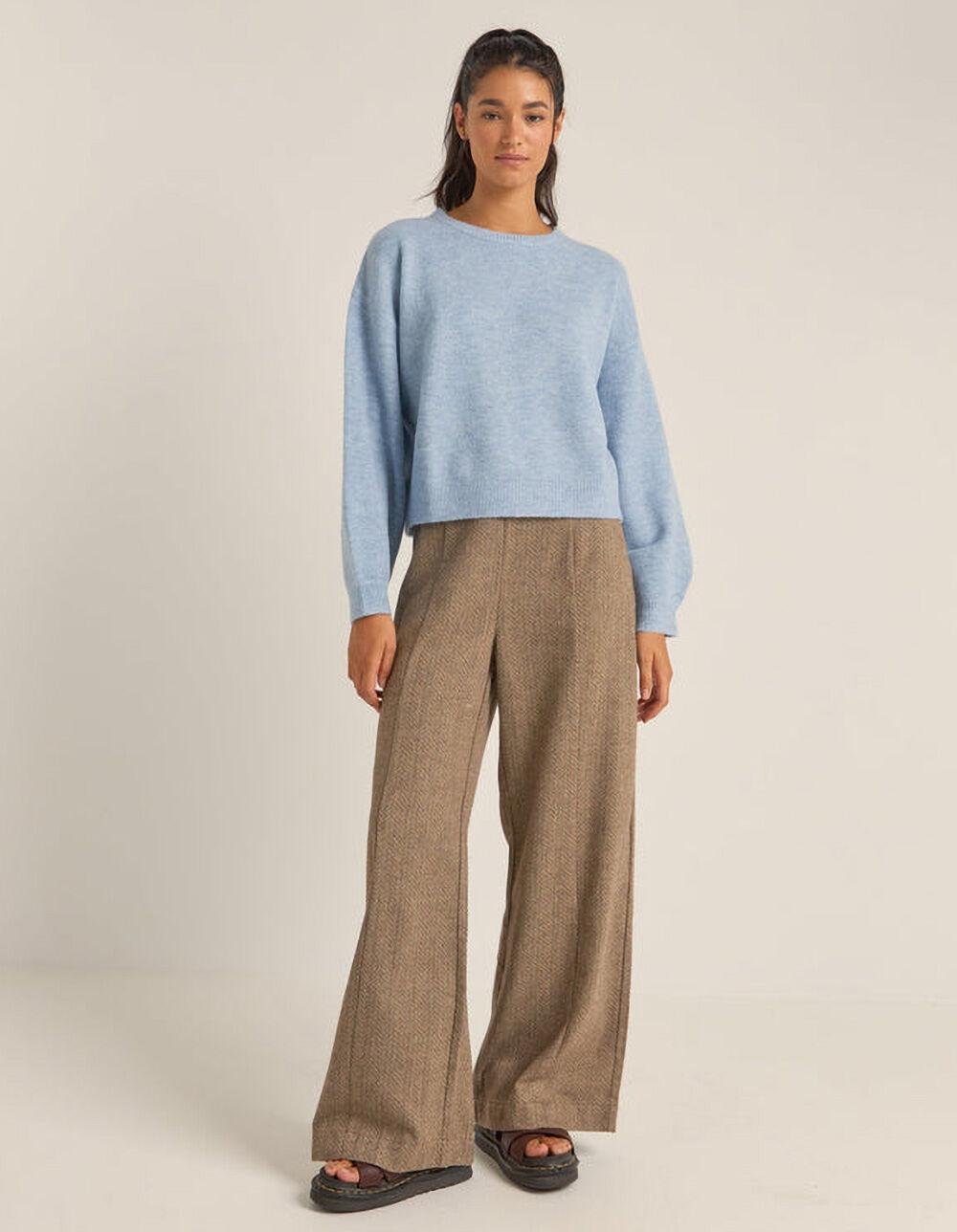 RHYTHM Powder Knit Womens Sweater - BLUE Product Image