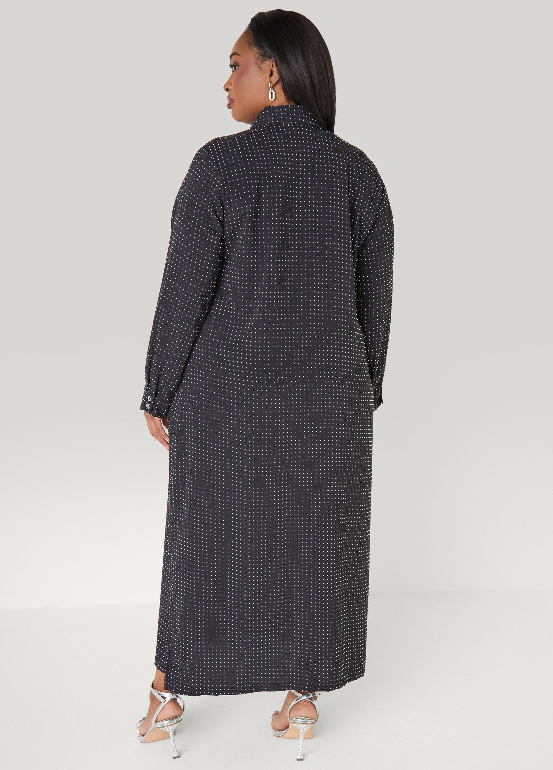 Studded Maxi Shirtdress Product Image