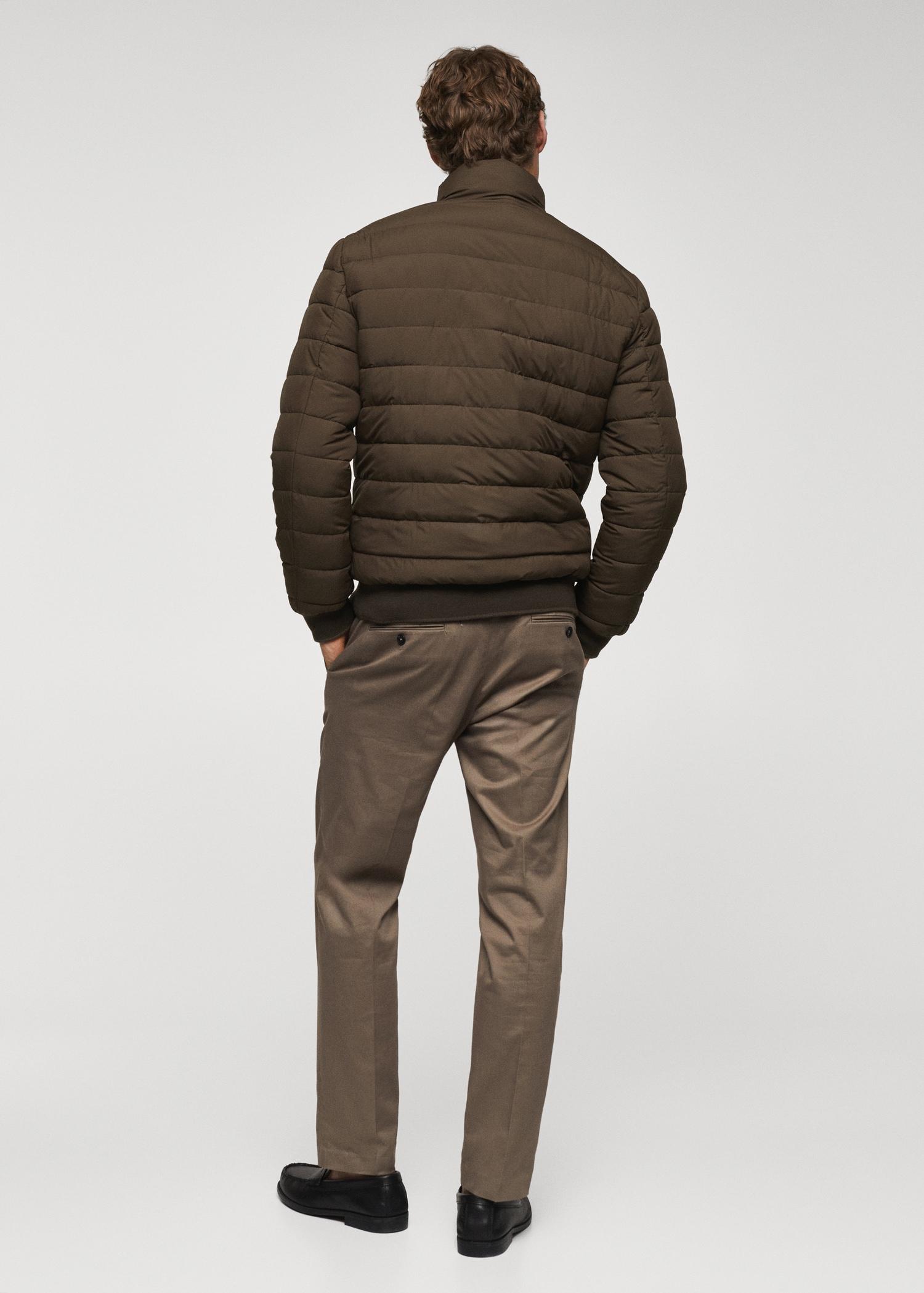 Ultra-lightweight water-repellent quilted anorak - Men | MANGO USA Product Image