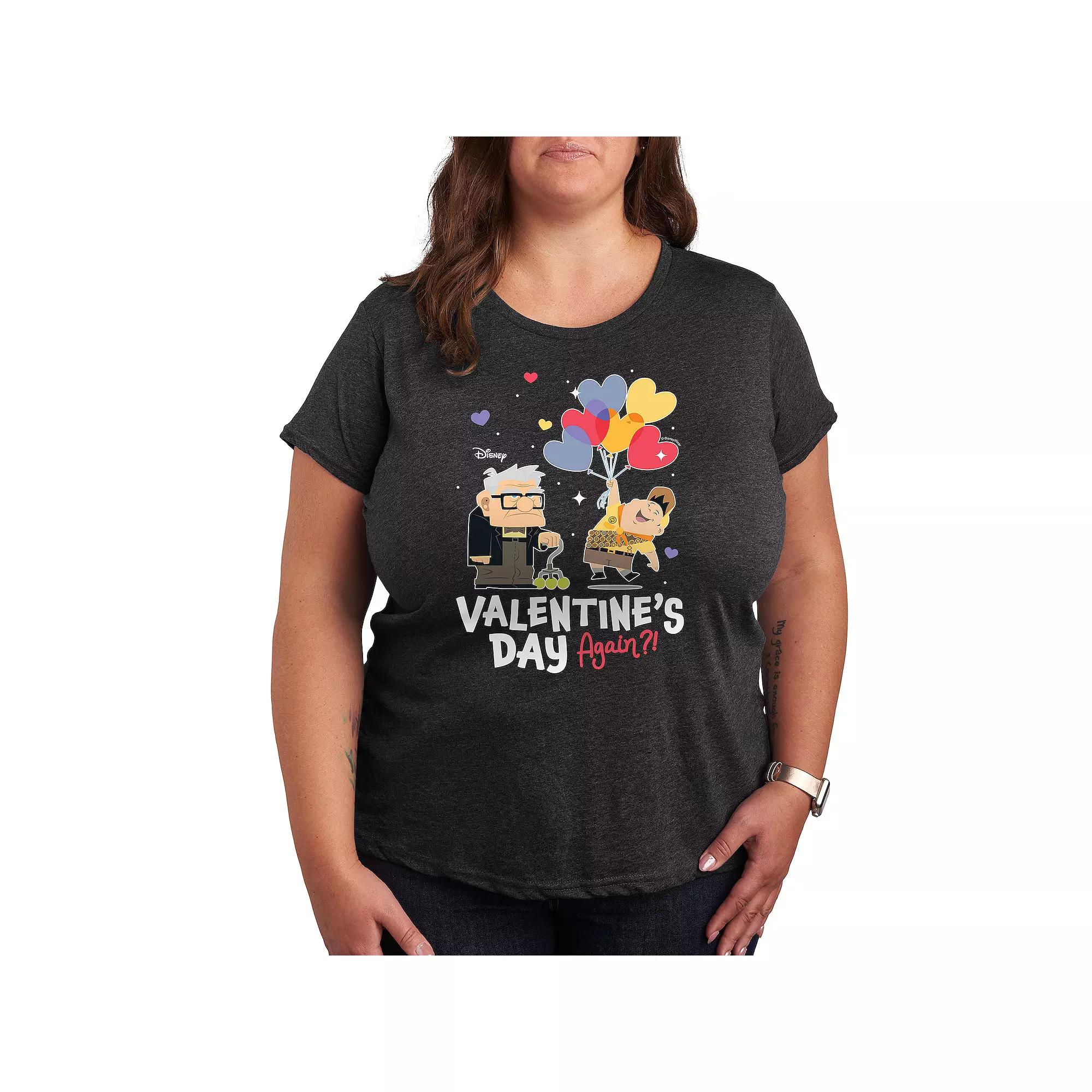 Disney / Pixar's Up Plus Valentine's Day Again Graphic Tee, Women's,  Product Image