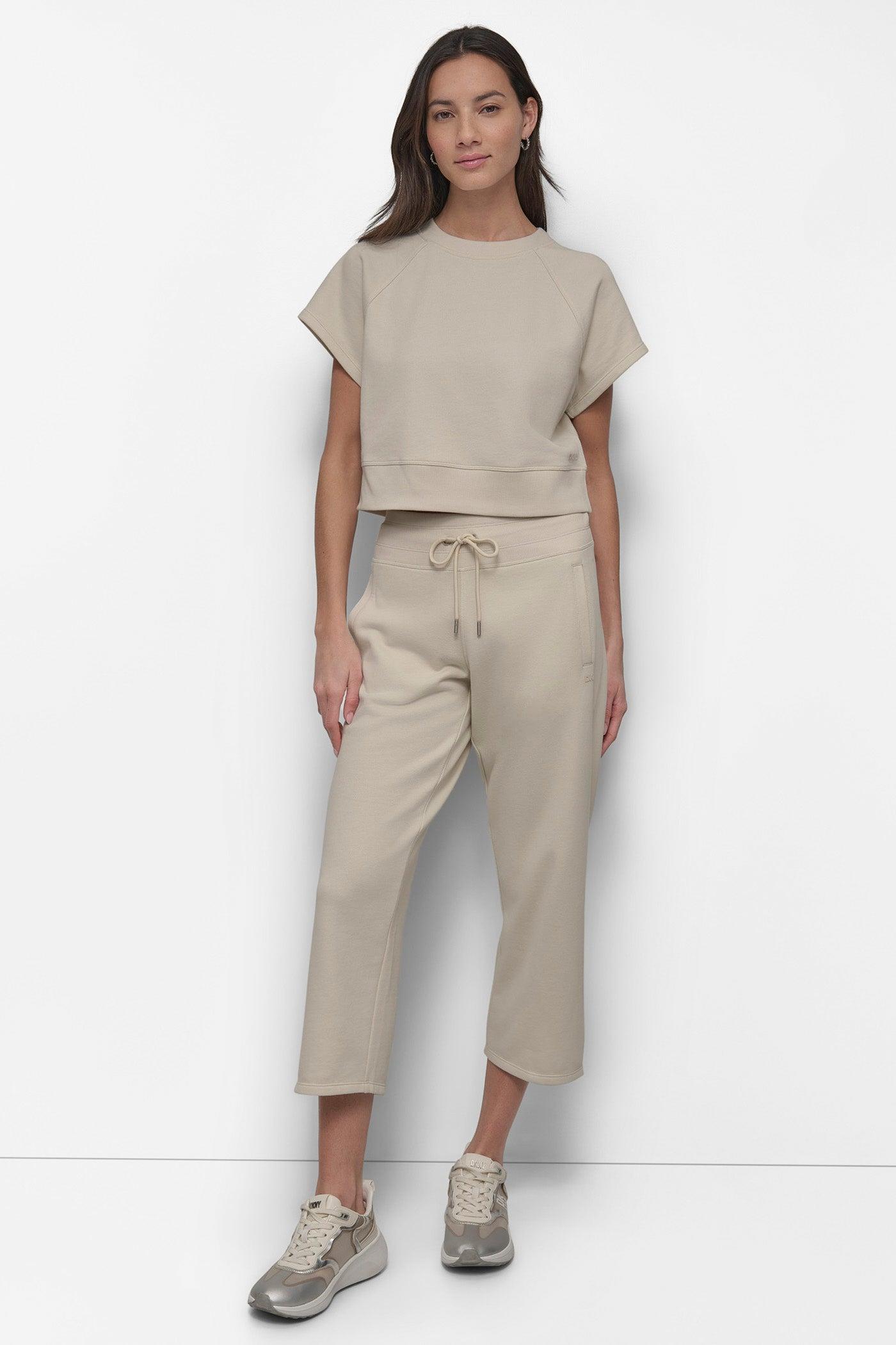 LOGO CROP PANT WITH POCKETS Product Image