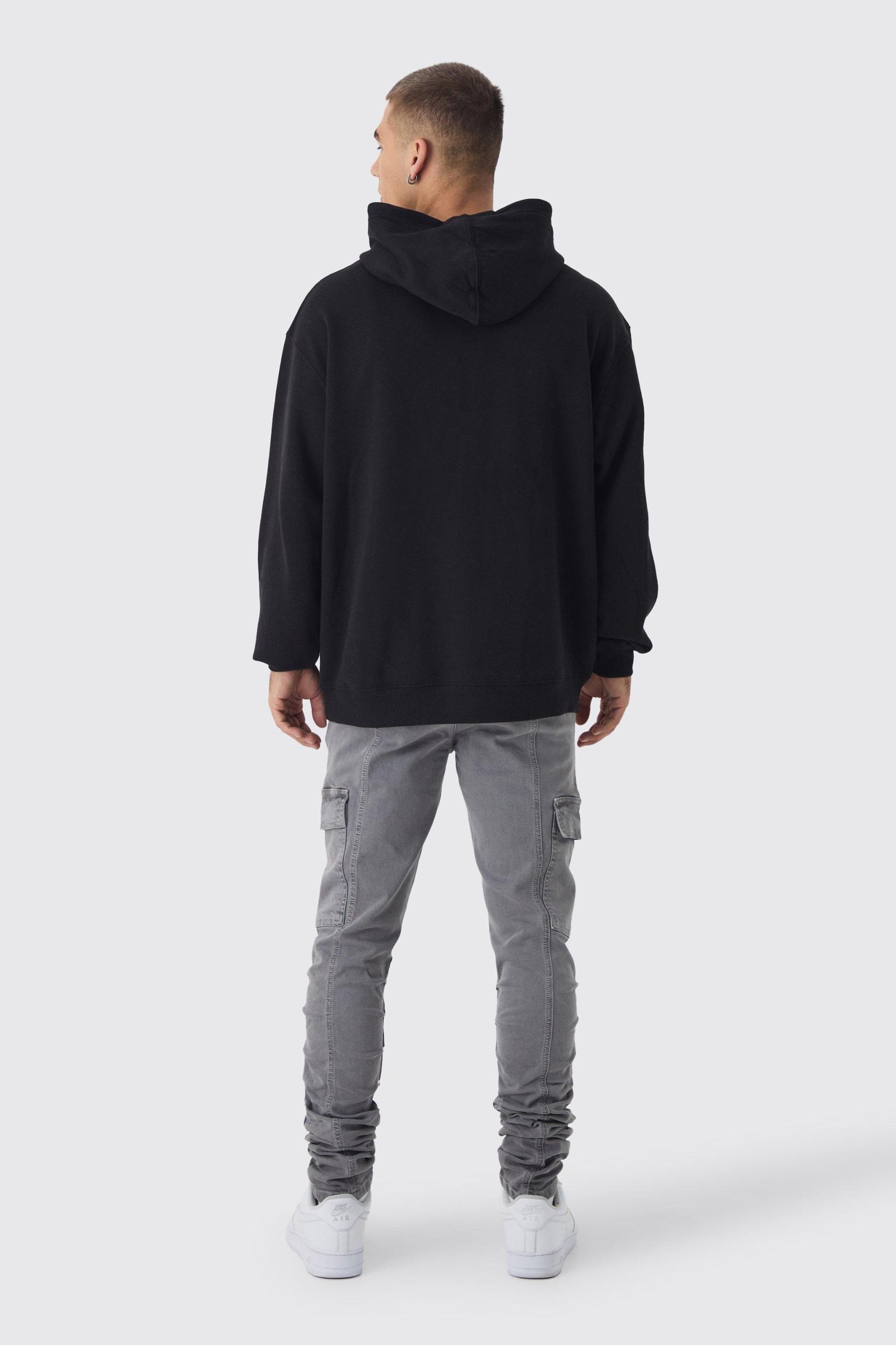 Skinny Stacked Ruched Strap Cargo Pants | boohooMAN USA Product Image