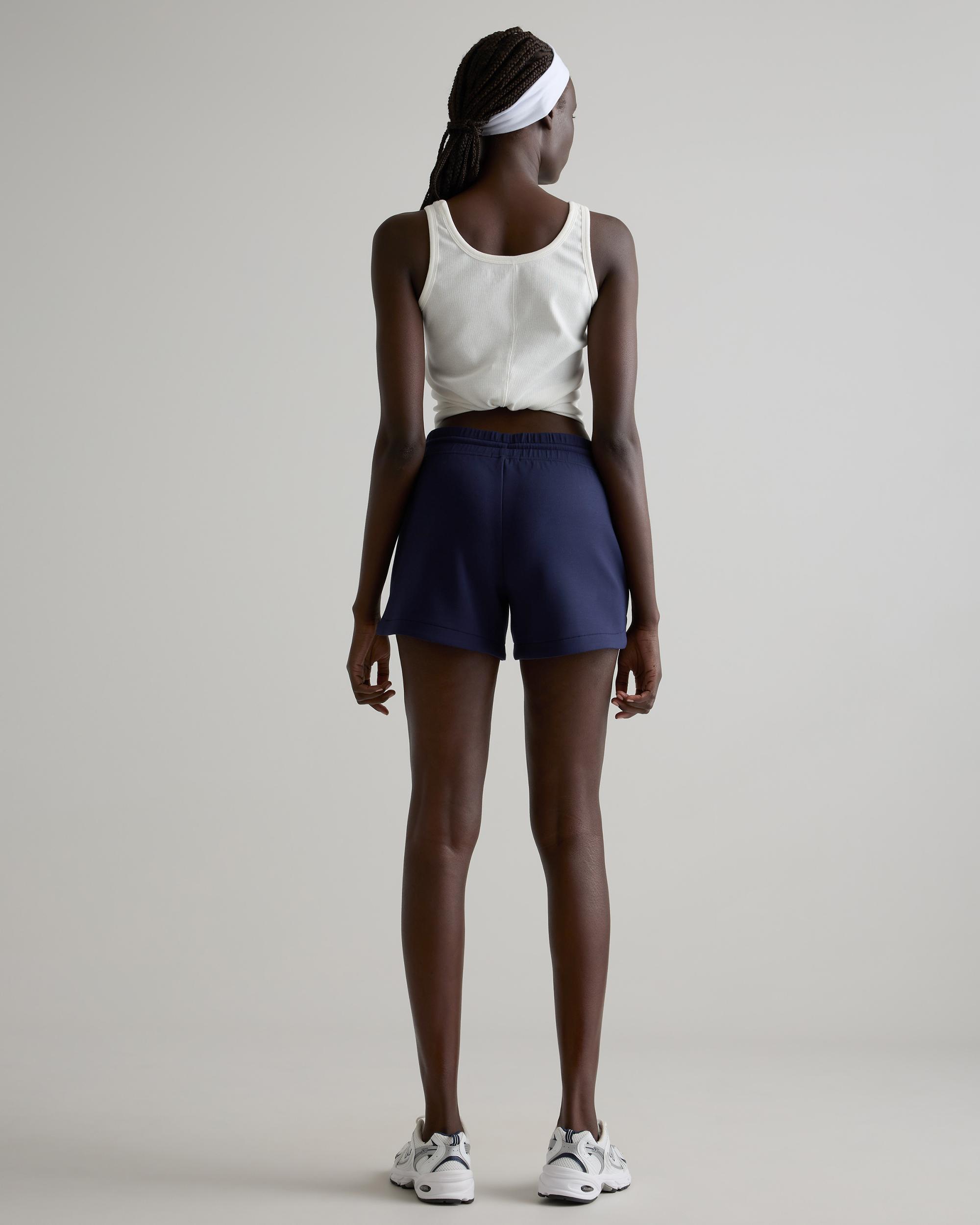 Quince | Women's CloudComfort High-Rise Sweatshorts Tencel Product Image