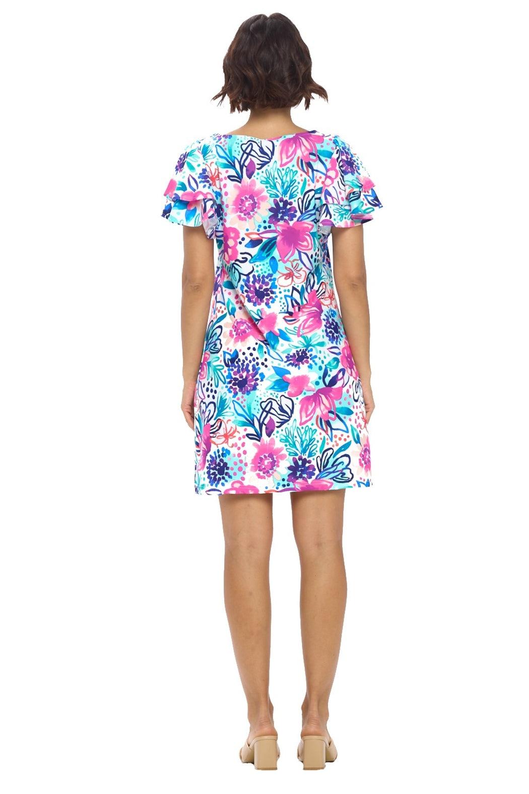 White Floral Dress Product Image